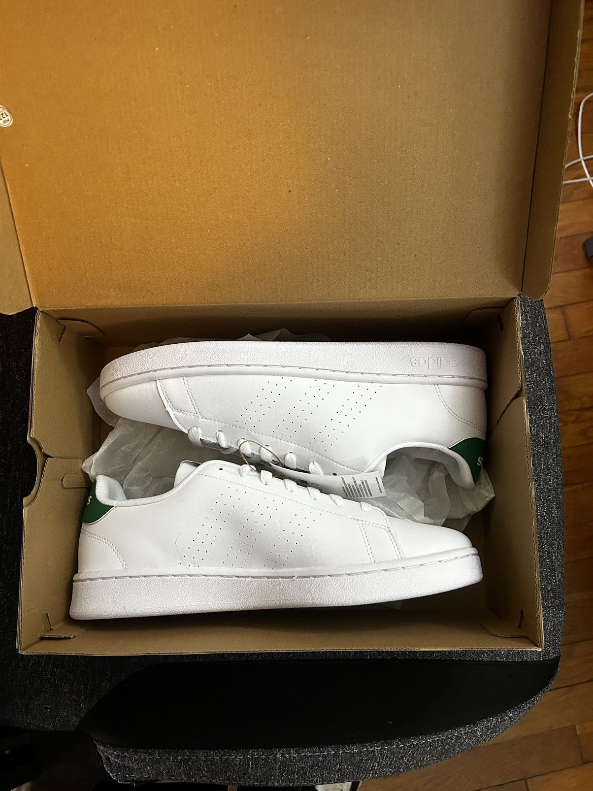 Adidas Adidas Advantage Sneakers Classic White Green Men Size 10 Size US 10 / EU 43 - 6 Thumbnail