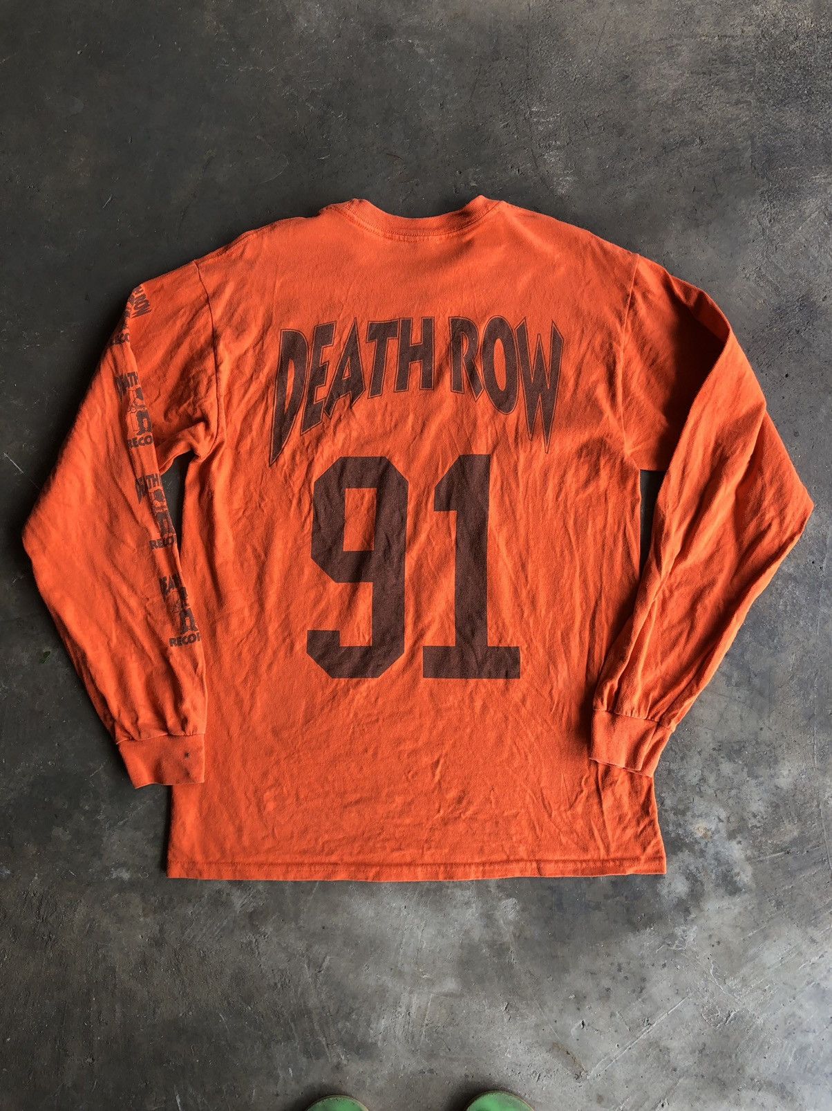 Death Row Records × Dr. Dre × Vintage Death row record longsleeve tshirt Size US M / EU 48-50 / 2 - 2 Thumbnail