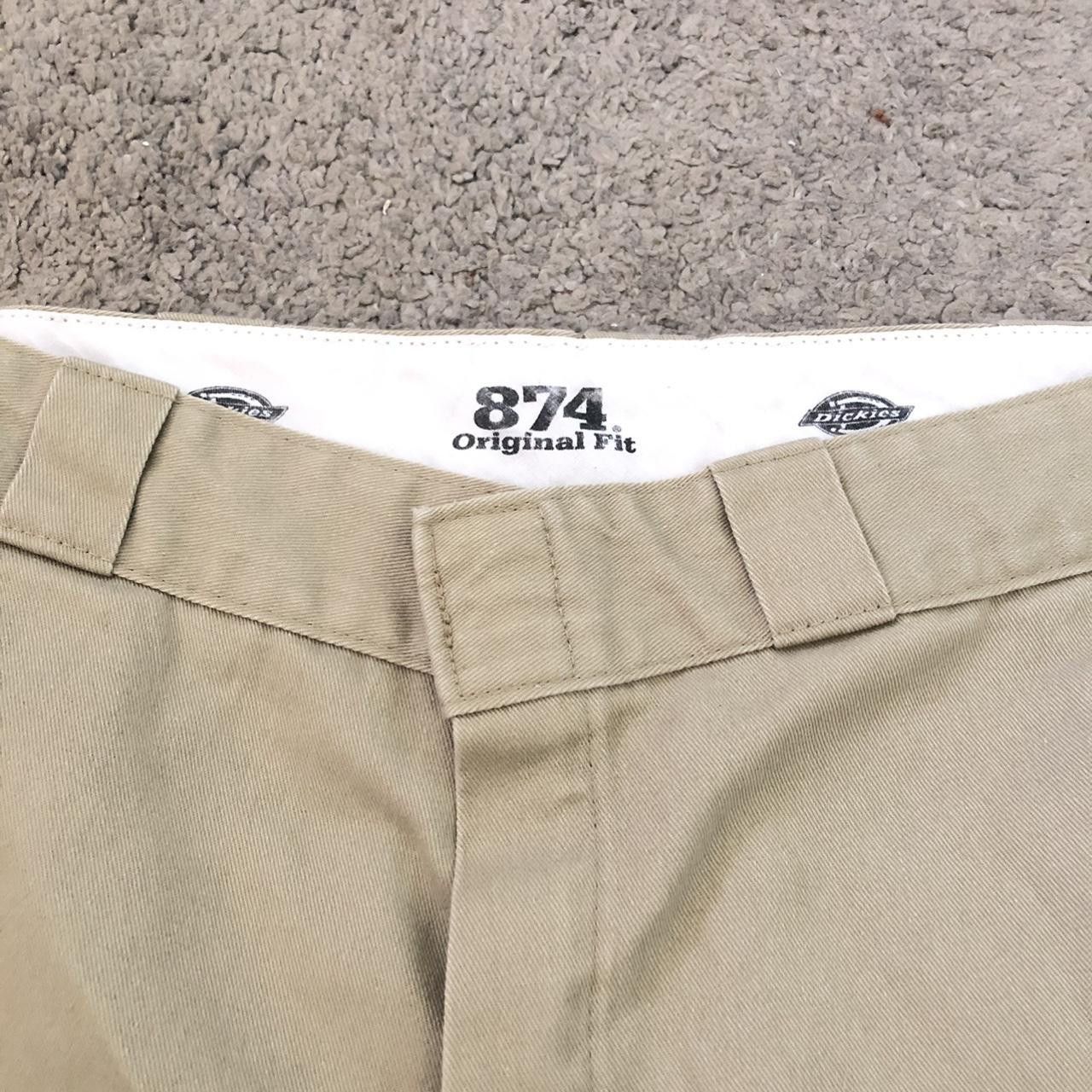 Dickies Beige Dickies 874 Straight Leg Trousers Size US 34 / EU 50 - 3 Thumbnail
