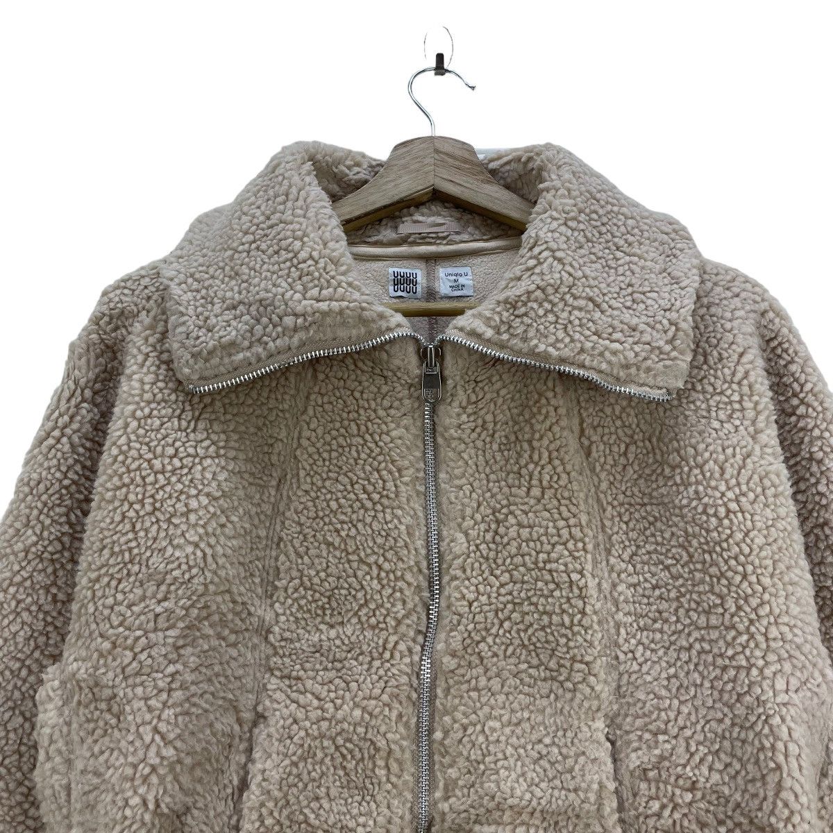 Japanese Brand Uniqlo Sherpa Hooded Jacket Size M / US 6-8 / IT 42-44 - 3 Thumbnail