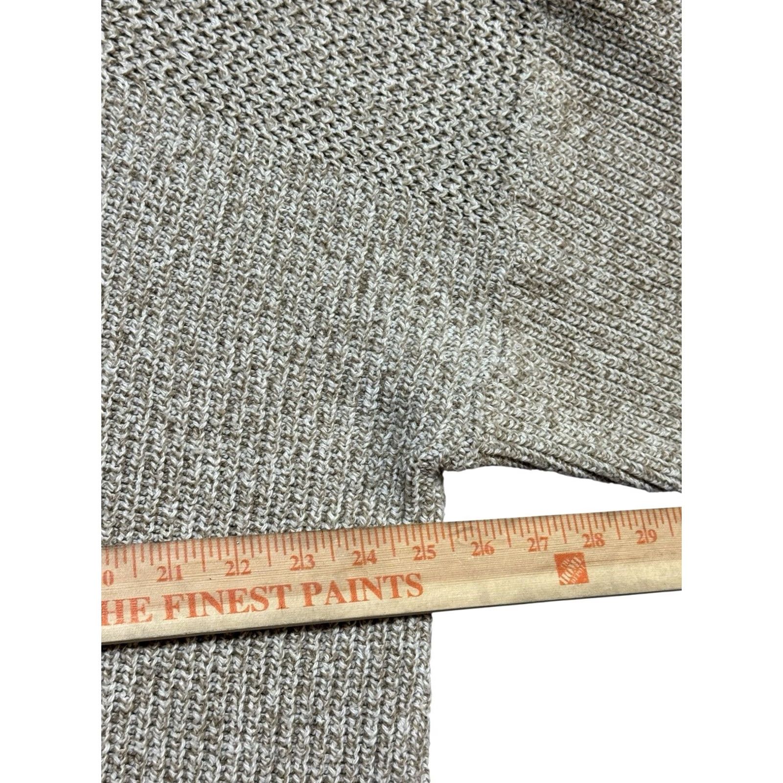 Eddie Bauer VINTAGE Eddie Bauer Fisherman's Sweater Mens XL Tall Cotton Knit Pullover Tan Size US XL / EU 56 / 4 - 5 Thumbnail