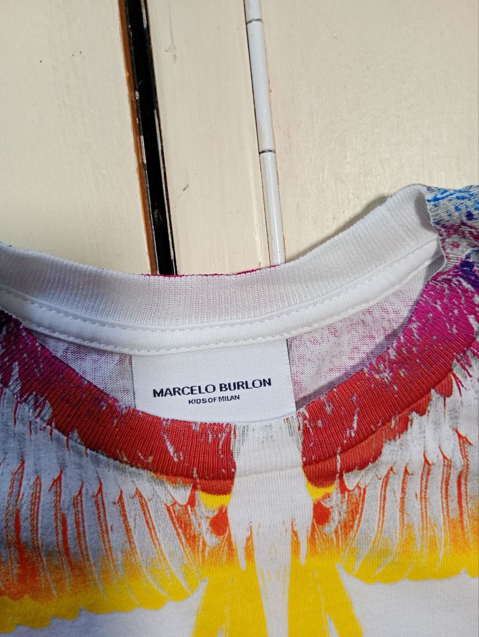 Designer Marcelo Burlon Kids Of Milan T-Shirt kids size 4-6 years Size XXS / US 00 / IT 34 - 6 Thumbnail