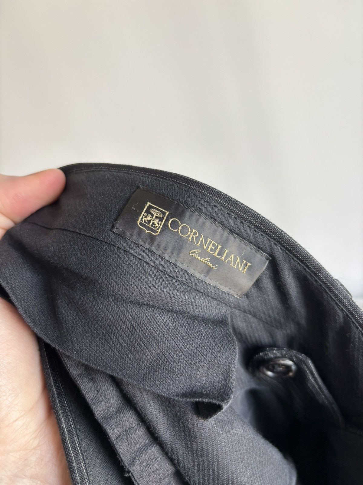 Corneliani Corneliani Leader Black Super 150s Wool Suit Size 40R - 23 Thumbnail