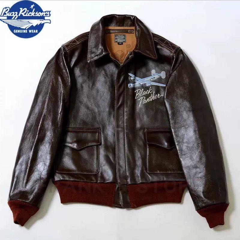 Buzz Rickson's Buzz Rickson's WWII A2 Flight Jacket Size US S / EU 44-46 / 1 - 1 Thumbnail