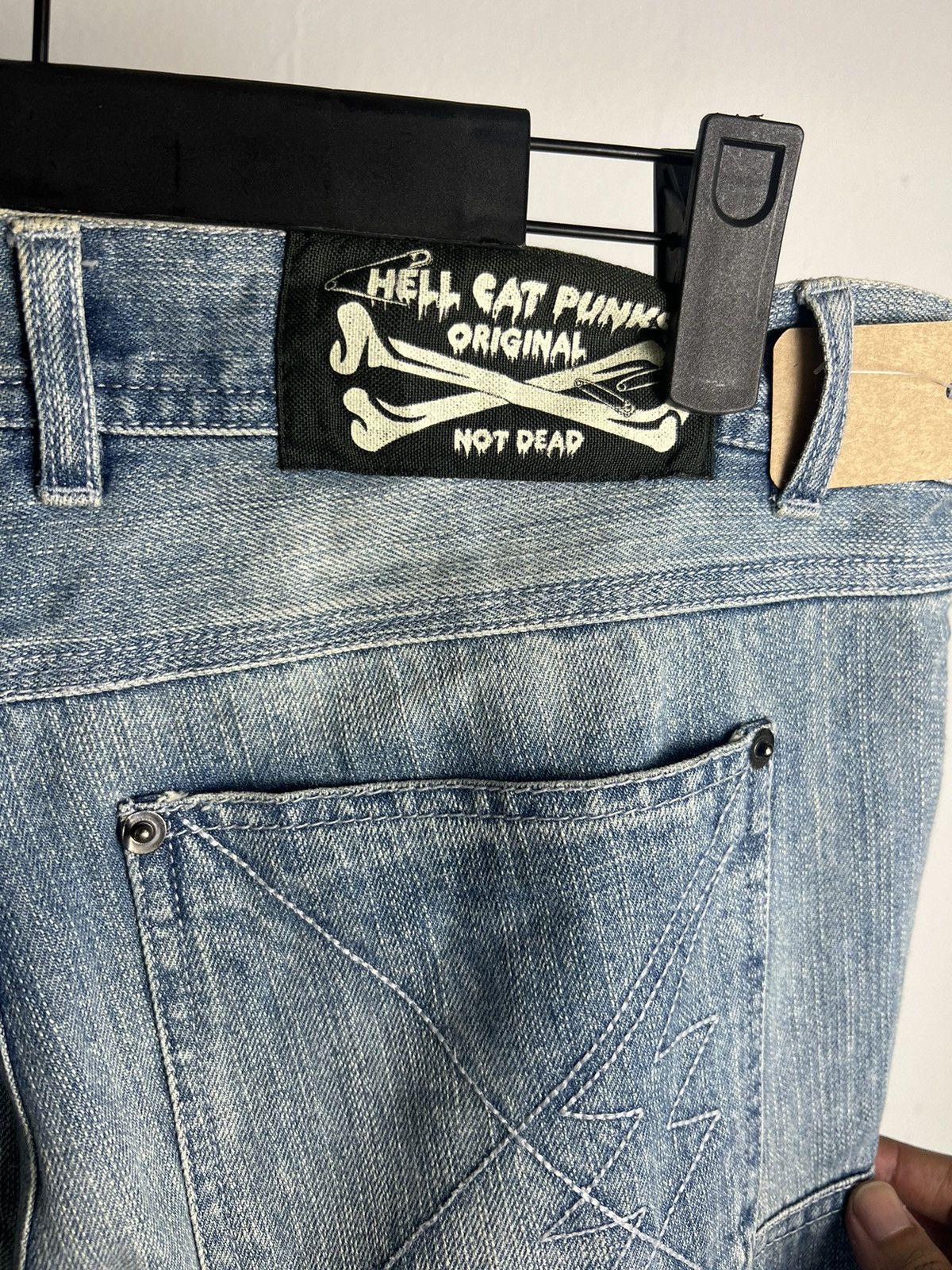 Japanese Brand × Seditionaries × Vintage Vintage Hellcat Punks Seditionaries "Death or Glory" Denim Size US 32 / EU 48 - 7 Thumbnail