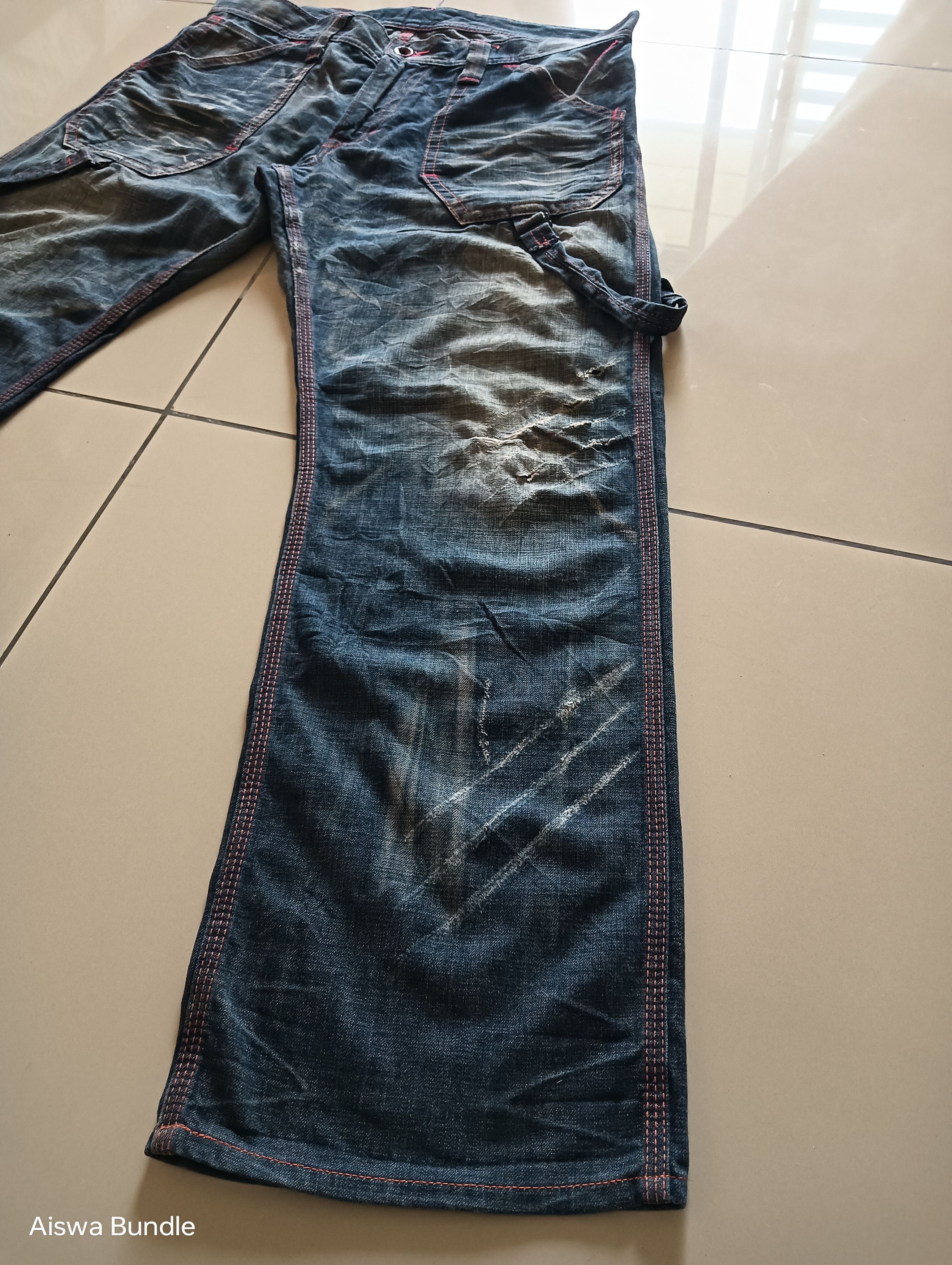 Edwin × Japanese Brand Edwin Blue Trip Distressed Denim Size US 38 / EU 54 - 9 Thumbnail