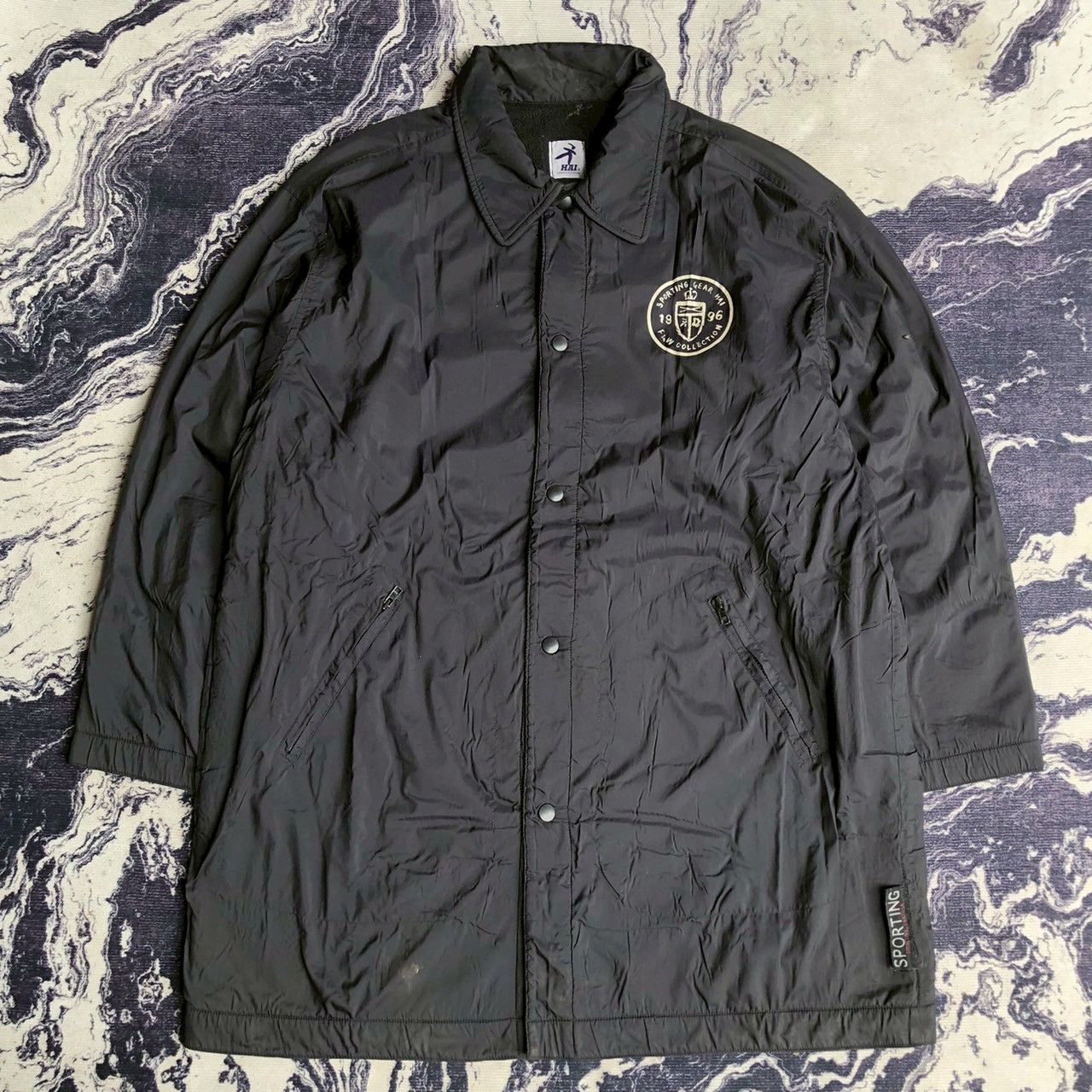 Hai Sporting Gear Vintage 90s Hai Sporting Gear Issey Miyake Long Jacket Size US M / EU 48-50 / 2 - 1 Thumbnail