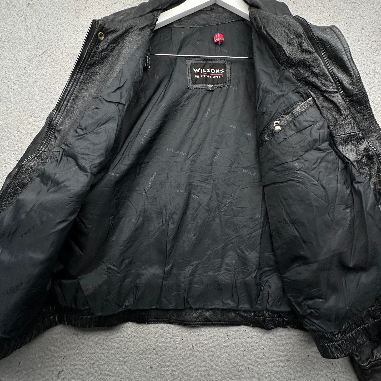 Wilsons Leather Vintage Wilsons Thinsulate Leather Bomber Jacket Mens XL Size US XL / EU 56 / 4 - 11 Thumbnail