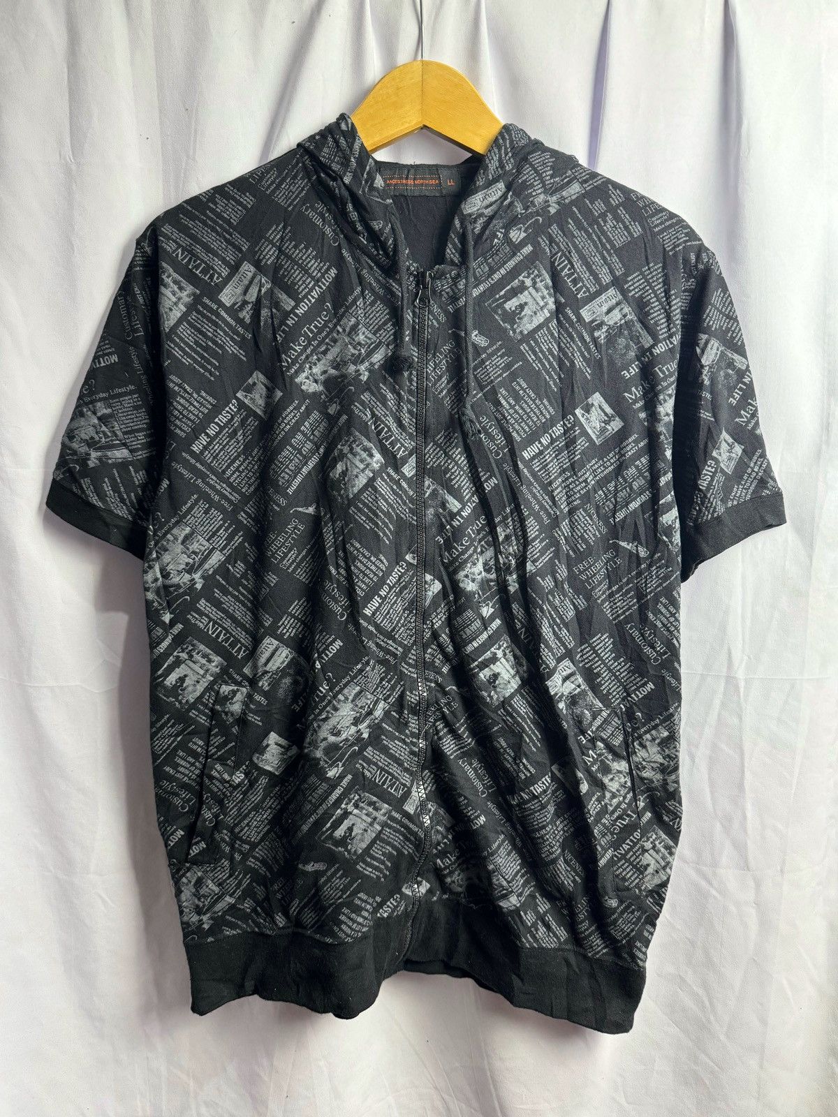 If Six Was Nine × Japanese Brand × Le Grande Bleu (L.G.B.) Poem Hoodie Ancestress north sea short sleeve lgb style Size US M / EU 48-50 / 2 - 1 Thumbnail