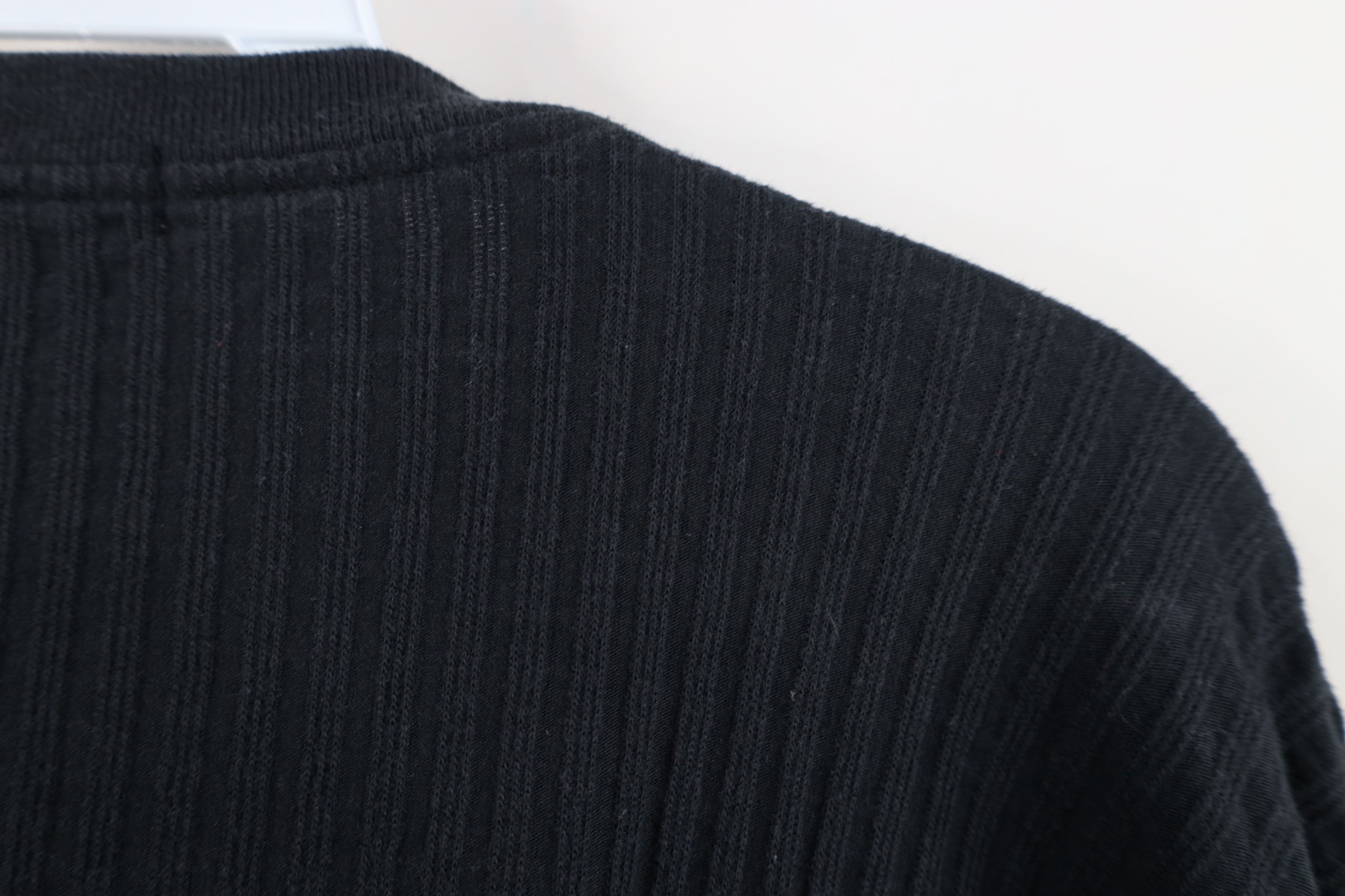 Vintage Vintage 90s Streetwear Ribbed Long Sleeve Henley T-Shirt Size US XL / EU 56 / 4 - 10 Thumbnail