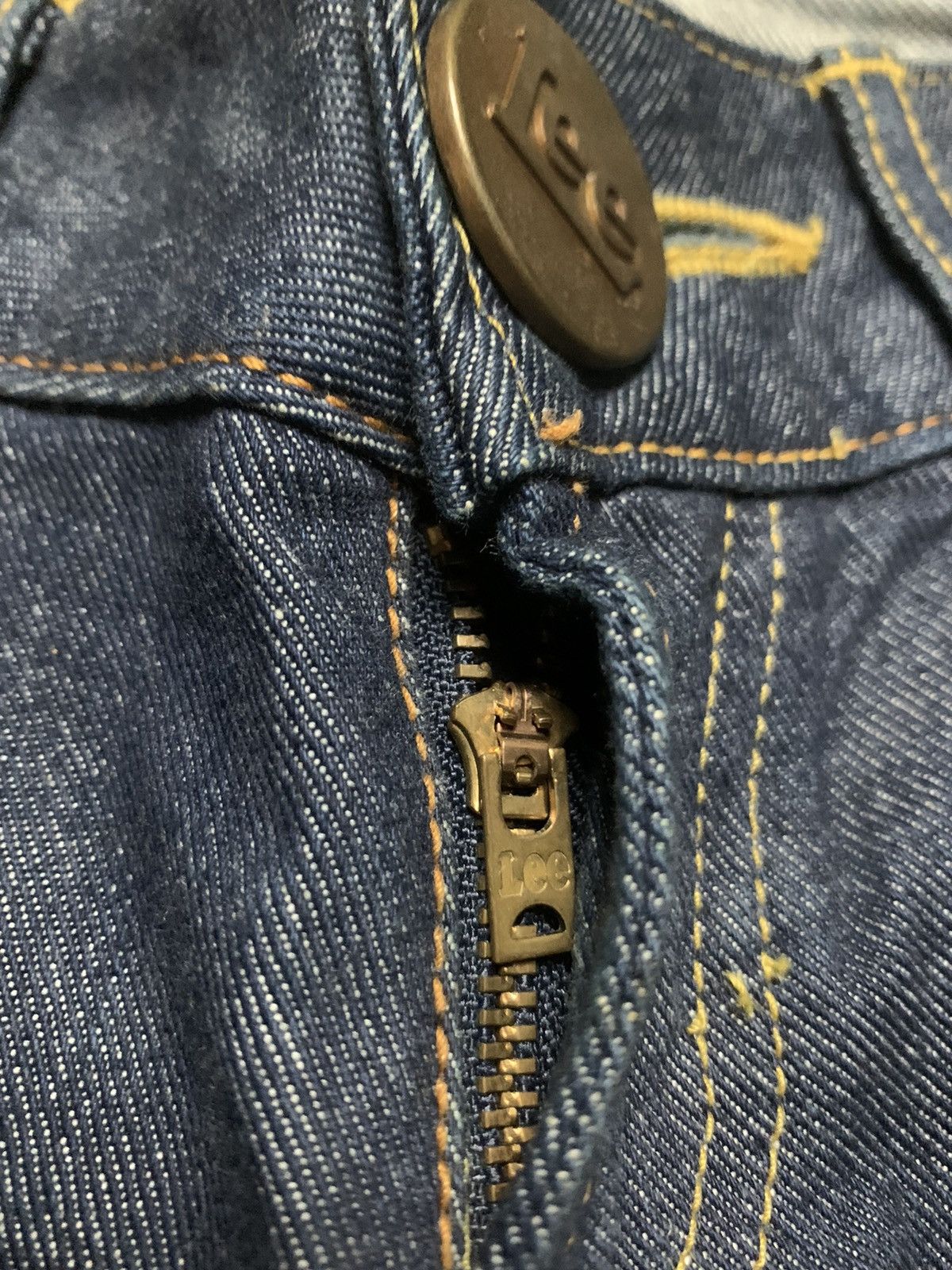 Hysteric Glamour Y2K Lee x Sly Japanese Super Flare Deep Indigo Raw Denim Size 26" / US 2 / IT 38 - 7 Thumbnail