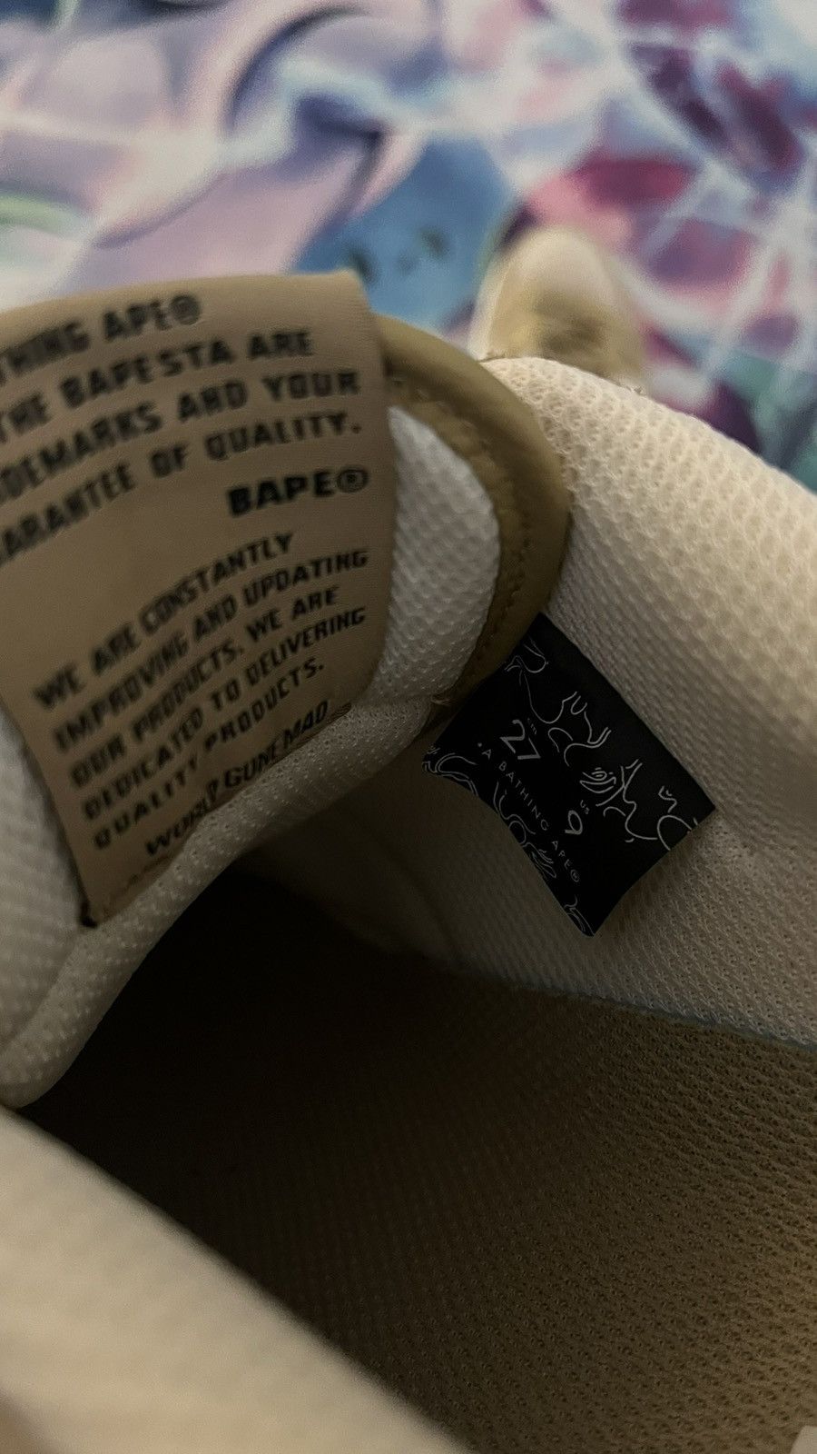 Bape Bapesta Sk8 Sta #4 Beige Gradient Size 9 US A Bathing Ape Size US 9 / EU 42 - 6 Thumbnail