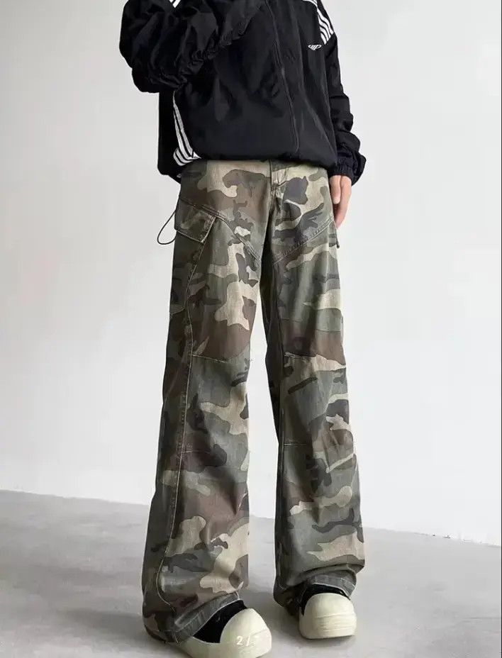 Japanese Brand personal clothing camouflage baggy cargo jeans Size US 32 / EU 48 - 6 Thumbnail