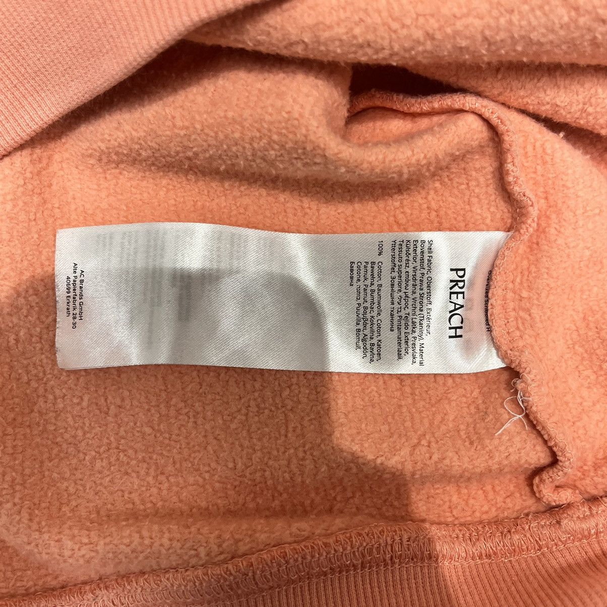 Preach Preach Hoodie Salmon Size US XL / EU 56 / 4 - 5 Thumbnail