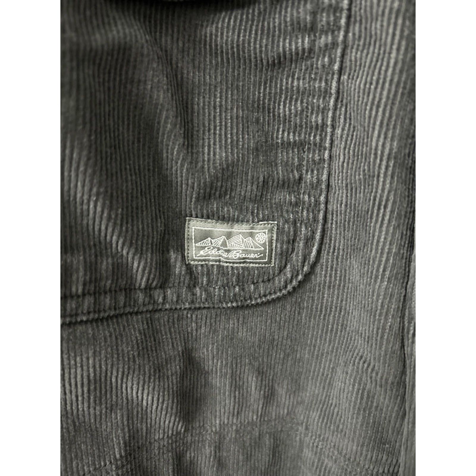 Eddie Bauer Eddie Bauer Corduroy Jacket Mens L Gray Flannel Lined Relaxed Fit Elbow Patches Size US L / EU 52-54 / 3 - 4 Thumbnail