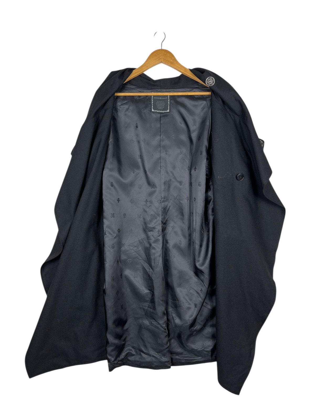 If Six Was Nine 🔥 Custom Culture black drape asymmetric coat Made In Japan Size US L / EU 52-54 / 3 - 13 Thumbnail