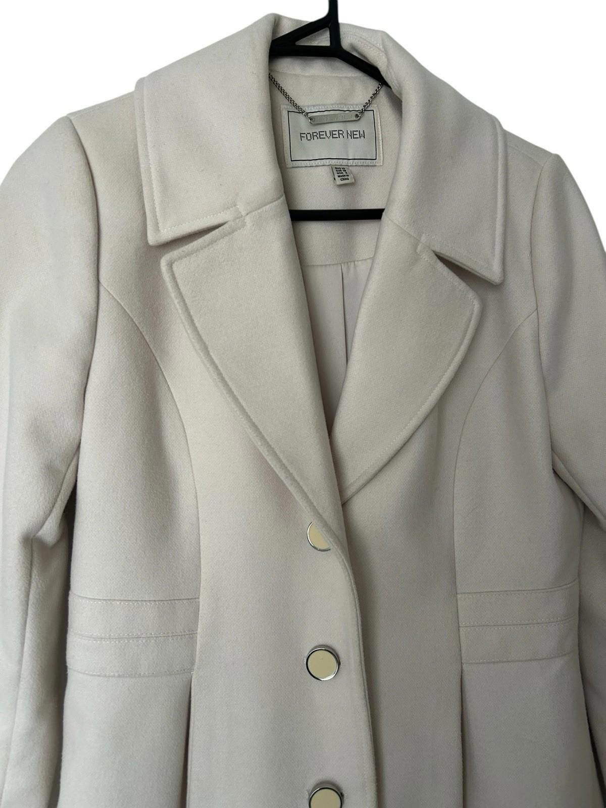 Other Forever New Jacket Trench Pea Coat Collared EUC - Sz 10 US 6 Size M / US 6-8 / IT 42-44 - 4 Thumbnail
