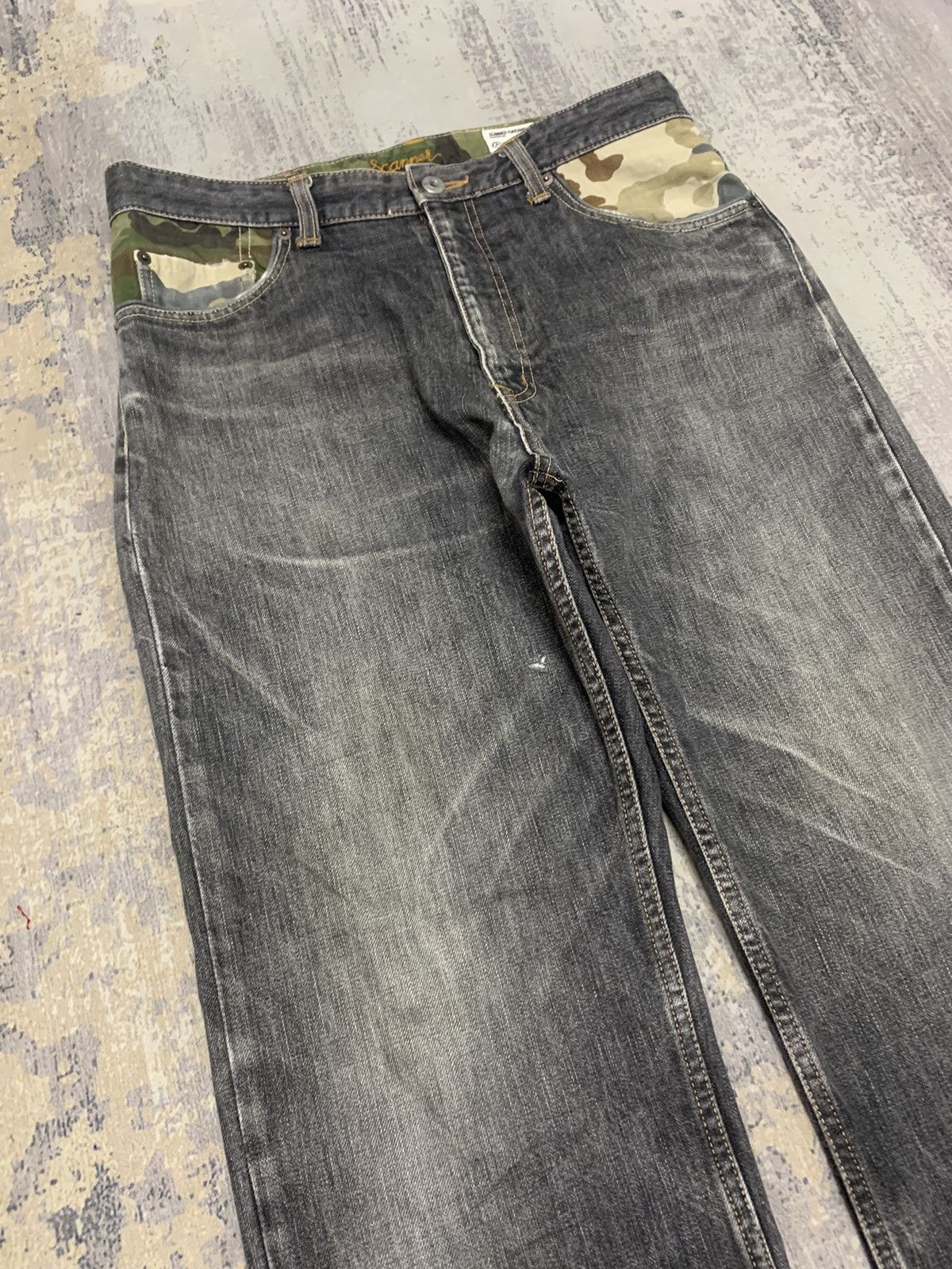 FDMTL JAPAN Fundamental Faded Baggy Jeans Size US 34 / EU 50 - 2 Thumbnail