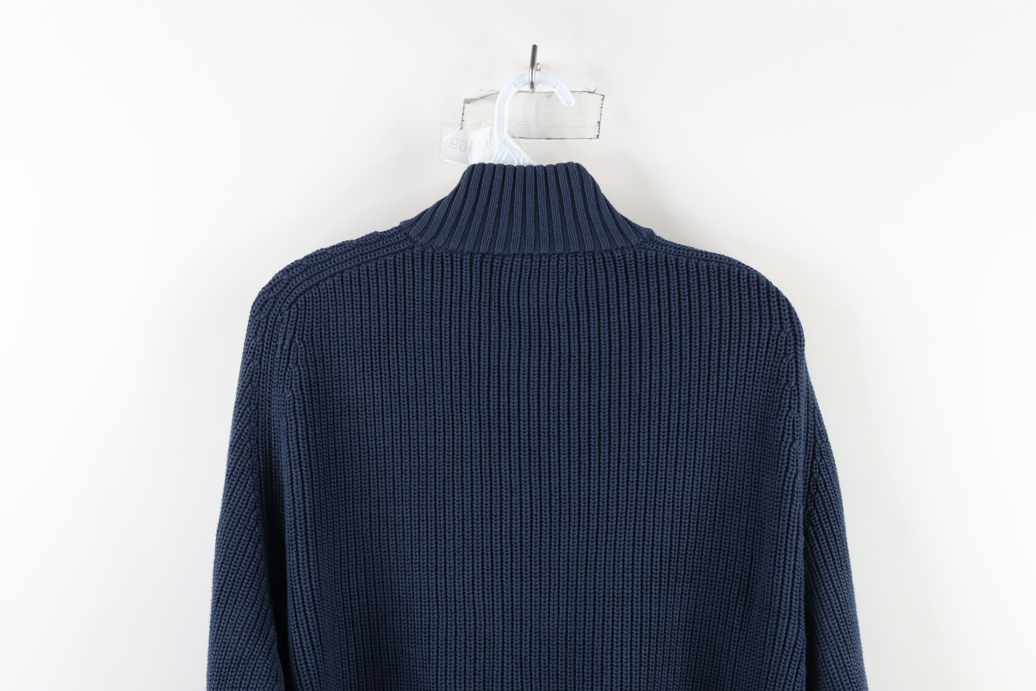 Duluth Trading Company × Vintage Duluth Trading Co Burly Retirement Button Mock Neck Sweater Size US L / EU 52-54 / 3 - 7 Thumbnail