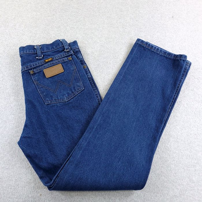 Wrangler Wrangler Mens Jeans 31X32 Blue Medium Wash Cowboy Cut Western ...