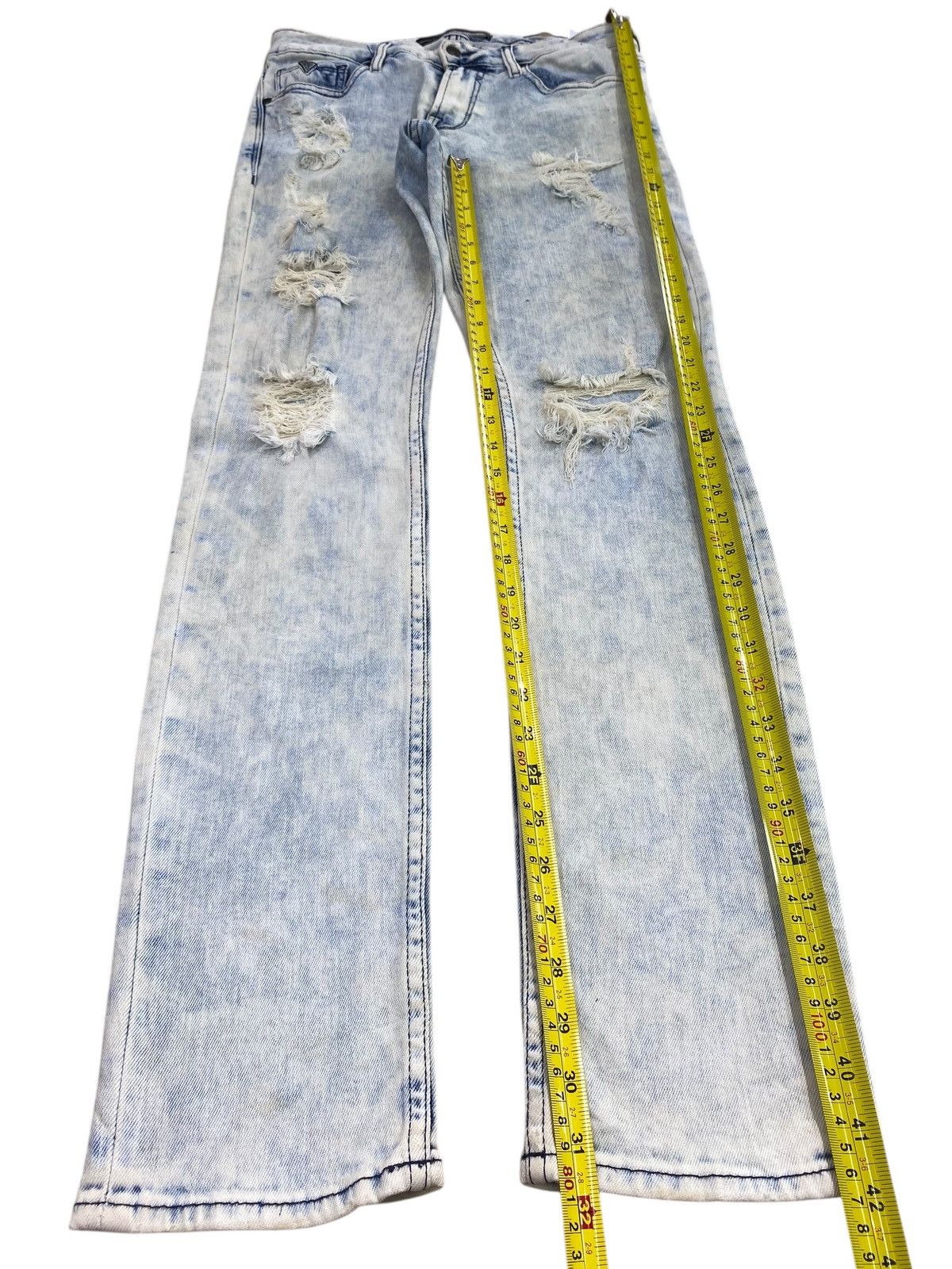 Guess Guess Blue Acid Wash Style Skinny Jeans Size US 30 / EU 46 - 7 Thumbnail