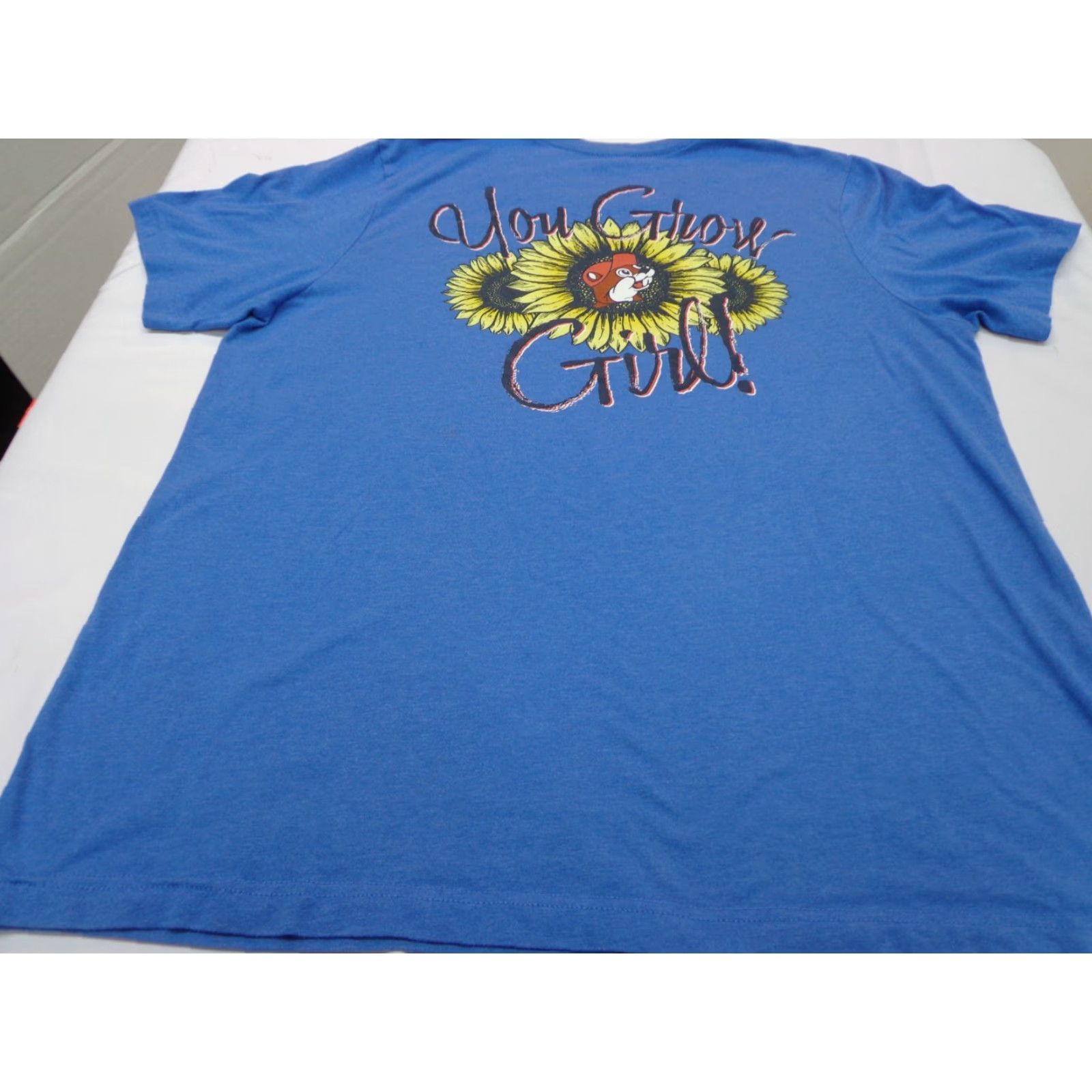 Sunflower Buc-ees T-shirt Unisex Adults XL Sunflower Blue Crew Neck You Grow Girl Size XL / US 12-14 / IT 48-50 - 7 Thumbnail
