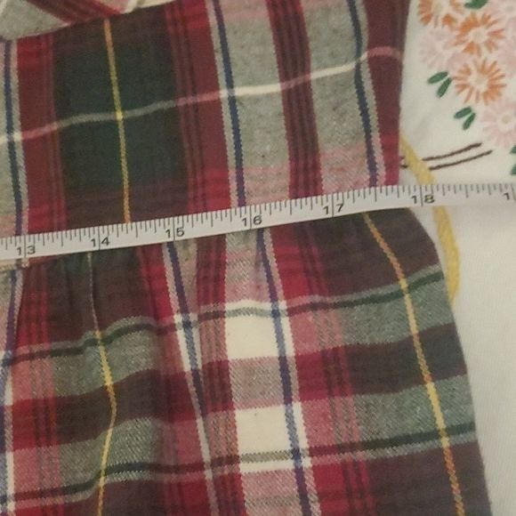Vintage Ashley Taylor Country Vintage 90's Red Plaid Long Slv Sz. S Size 34" / US 12 / IT 48 - 14 Thumbnail