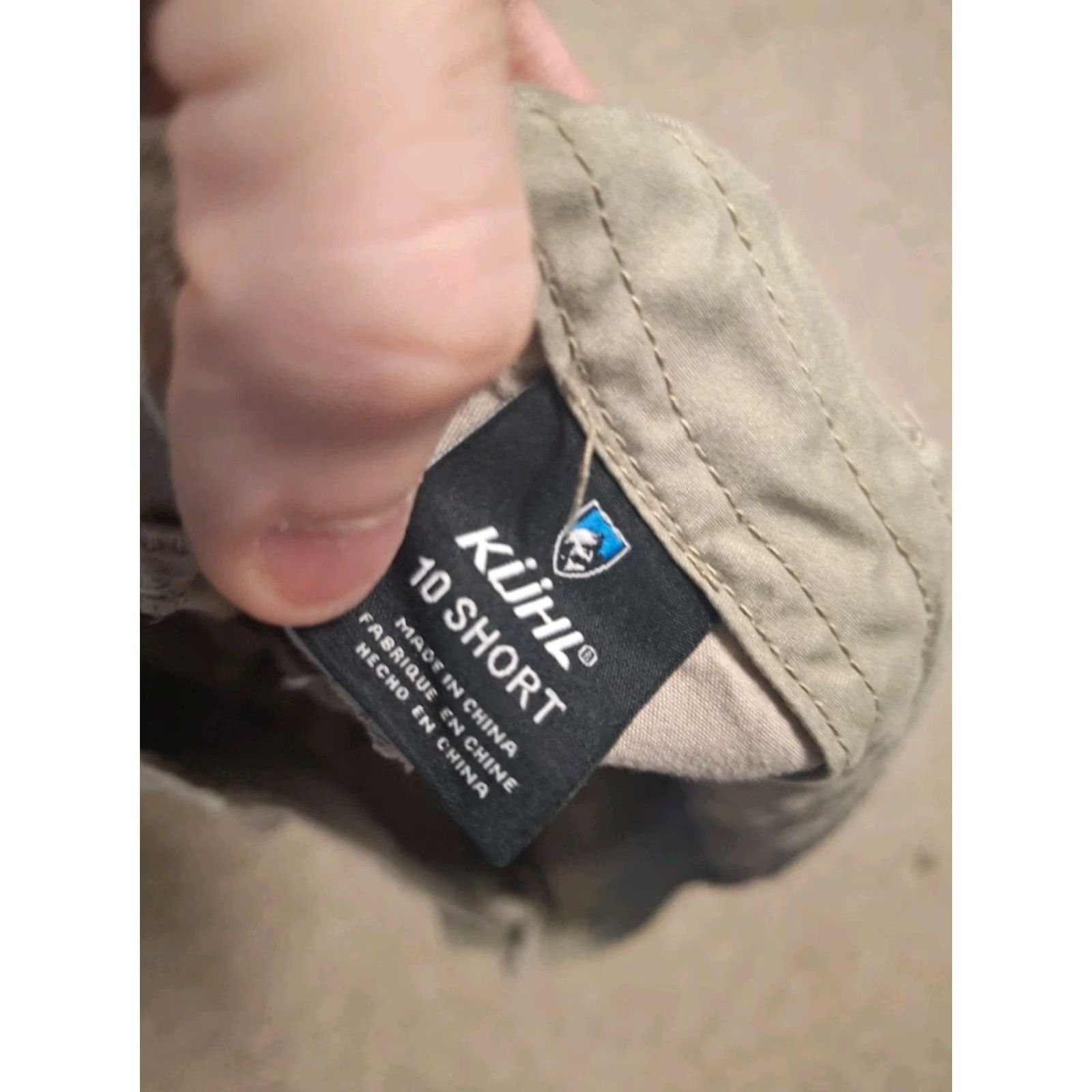 Vintage Kuhl Pants Womens 10 Short Khaki Beige Hiking Outdoor Stains Pockets Casual Travel | Khakis Walking Performance - 6279 Size 32" / US 10 / IT 46 - 2 Thumbnail