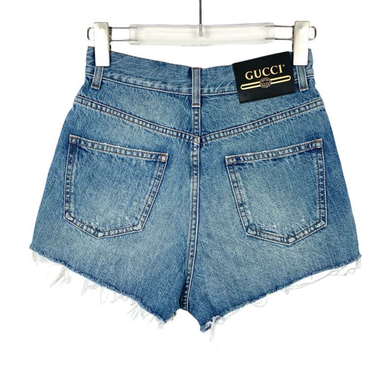 Gucci Gucci Size 25 Leather logo letter apple pattern embroidery Size US 26 / EU 42 - 2 Thumbnail