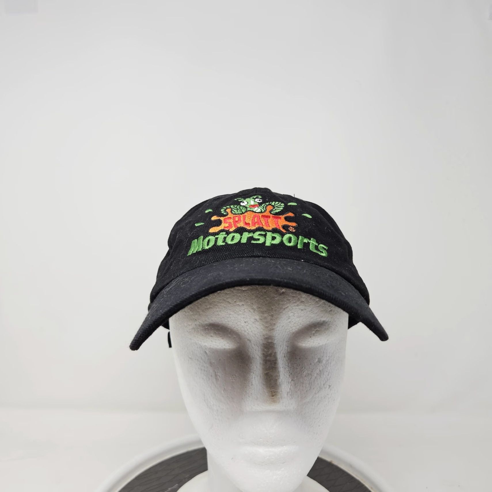 Vintage Splatt Motorsports Hat Cap One Size Black Embroidered Racing Mens Adjustable Twill Baseball Cap Unisex Adults Size ONE SIZE - 2 Thumbnail