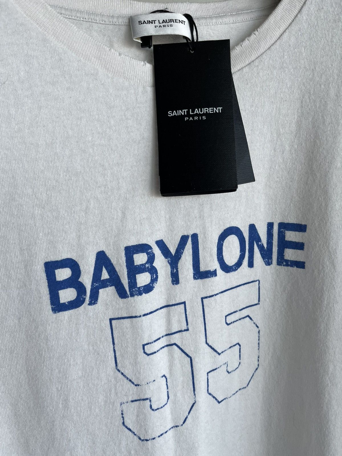 Saint Laurent Paris Super Runway Saint Laurent Babylone Slim fit Tee T-shirt Size US S / EU 44-46 / 1 - 10 Thumbnail
