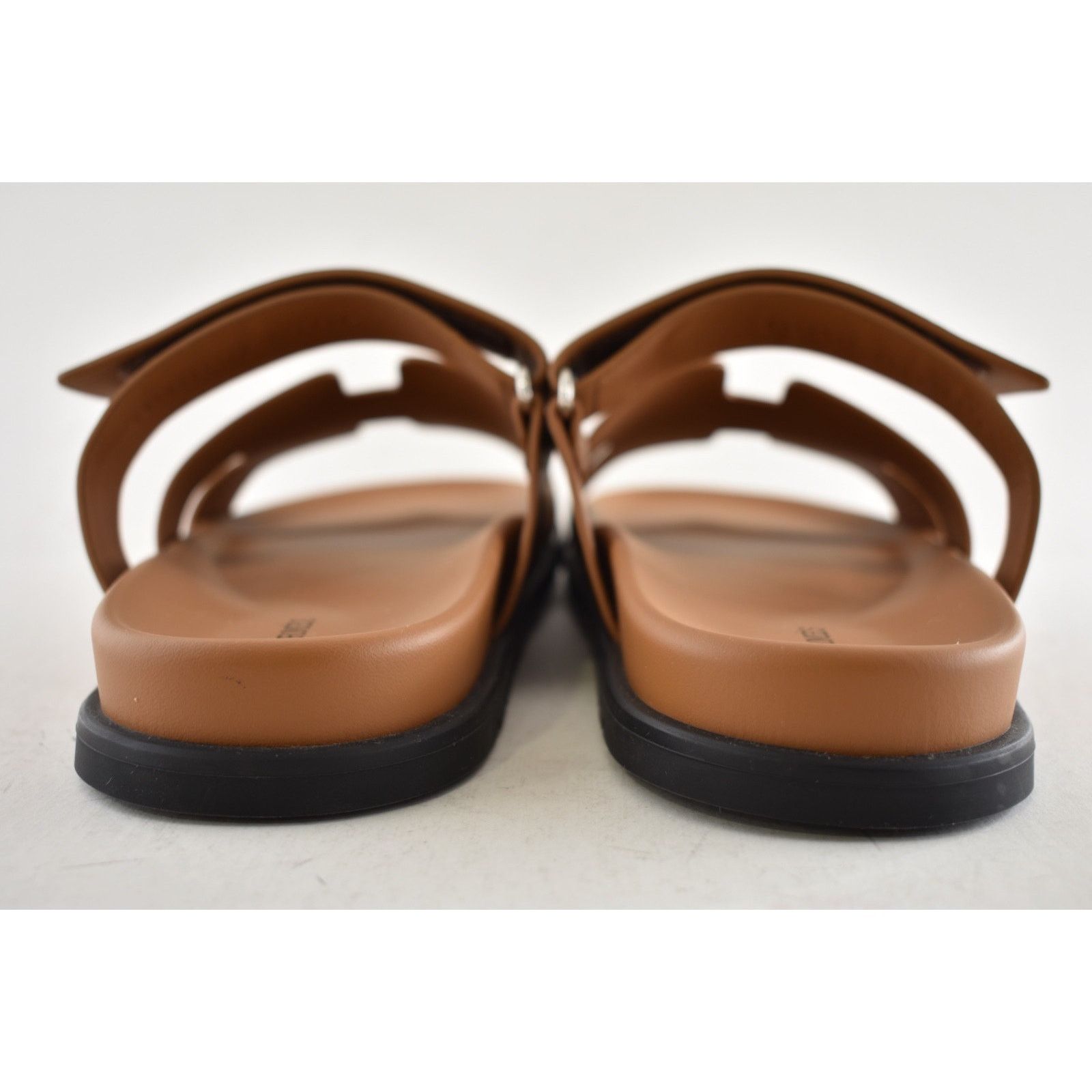 Hermes Hermes Chypre Sandal Mens Naturel Leather H Logo Flat 45 12 Size US 12 / EU 45 - 12 Thumbnail