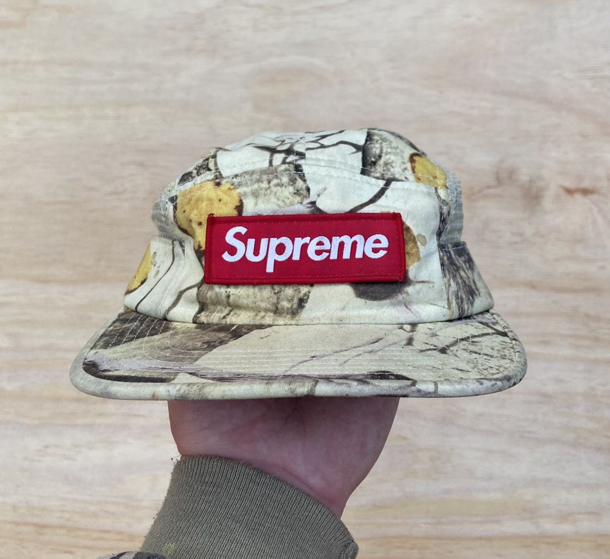 Supreme Supreme Ss14 Aspen Camo Mesh 5 Panel Camp Cap Grailed