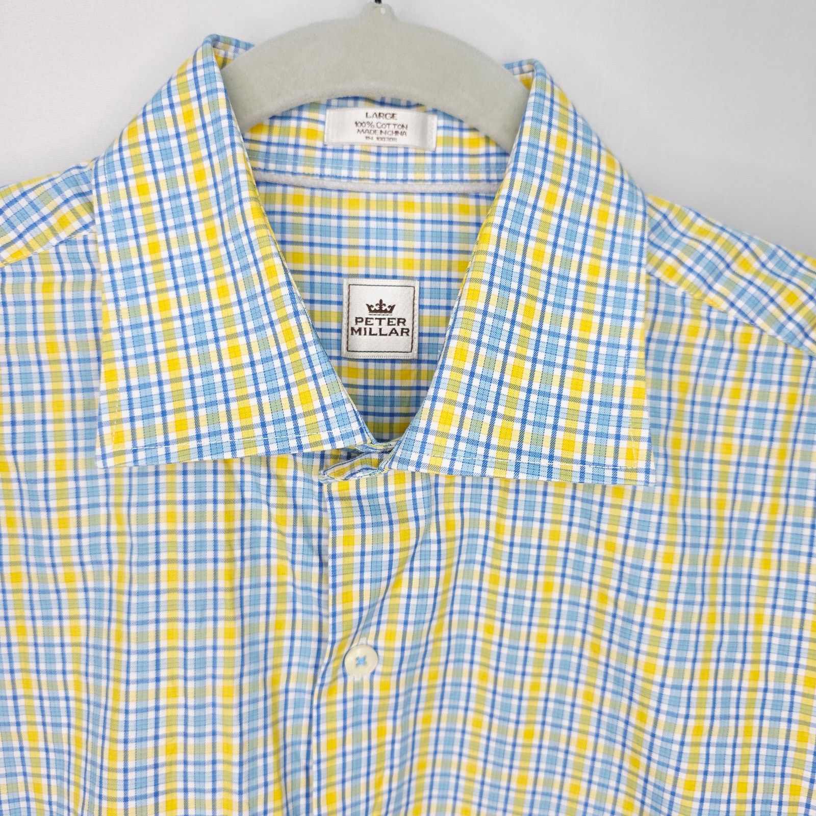 Peter Millar Peter Millar Button Front Plaid Long Sleeve Shirt Size L Size US L / EU 52-54 / 3 - 2 Thumbnail