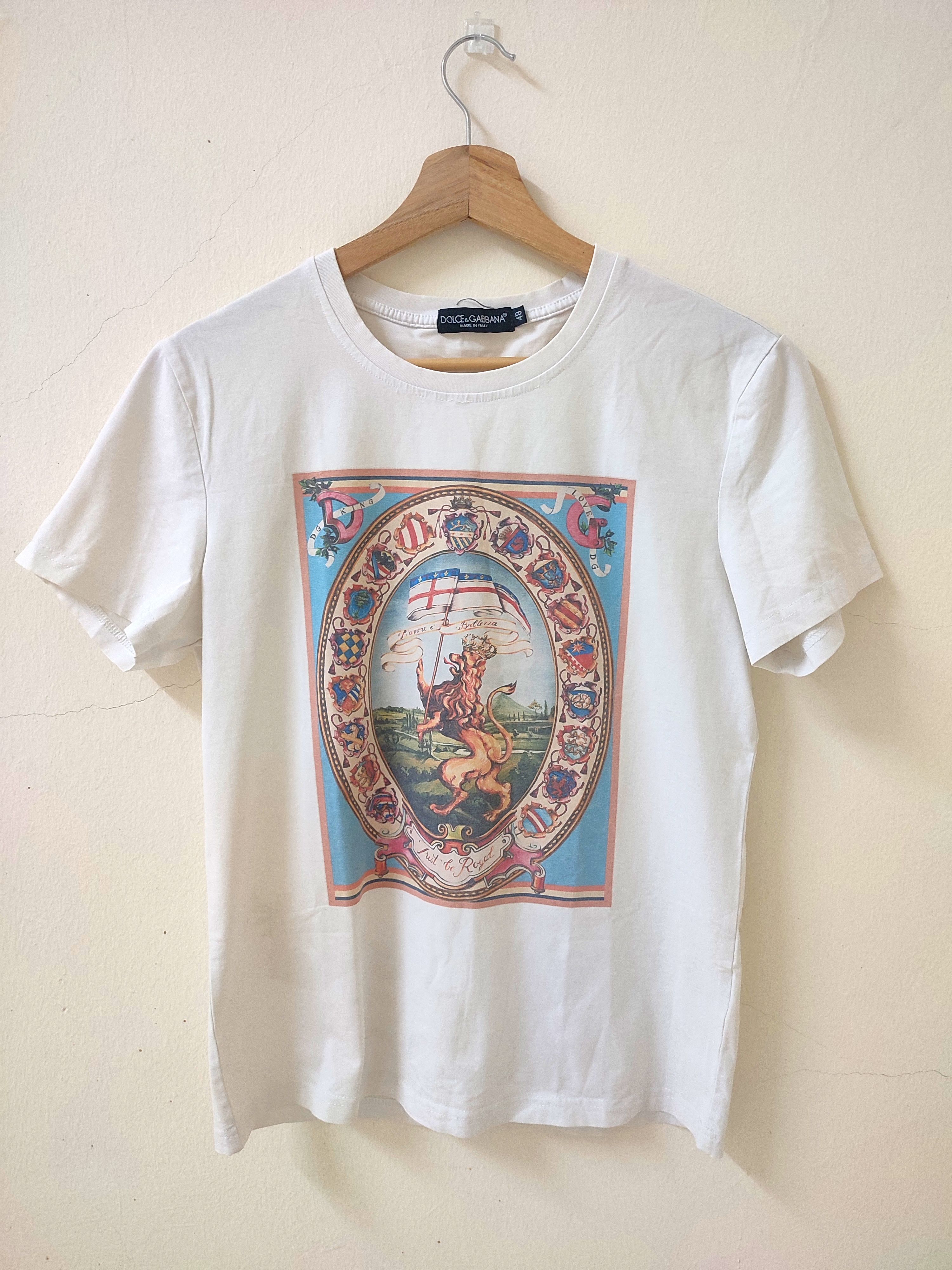 Dolce & Gabbana Vintage Dolce Gabbana "Lion" Tees Size US S / EU 44-46 / 1 - 1 Thumbnail