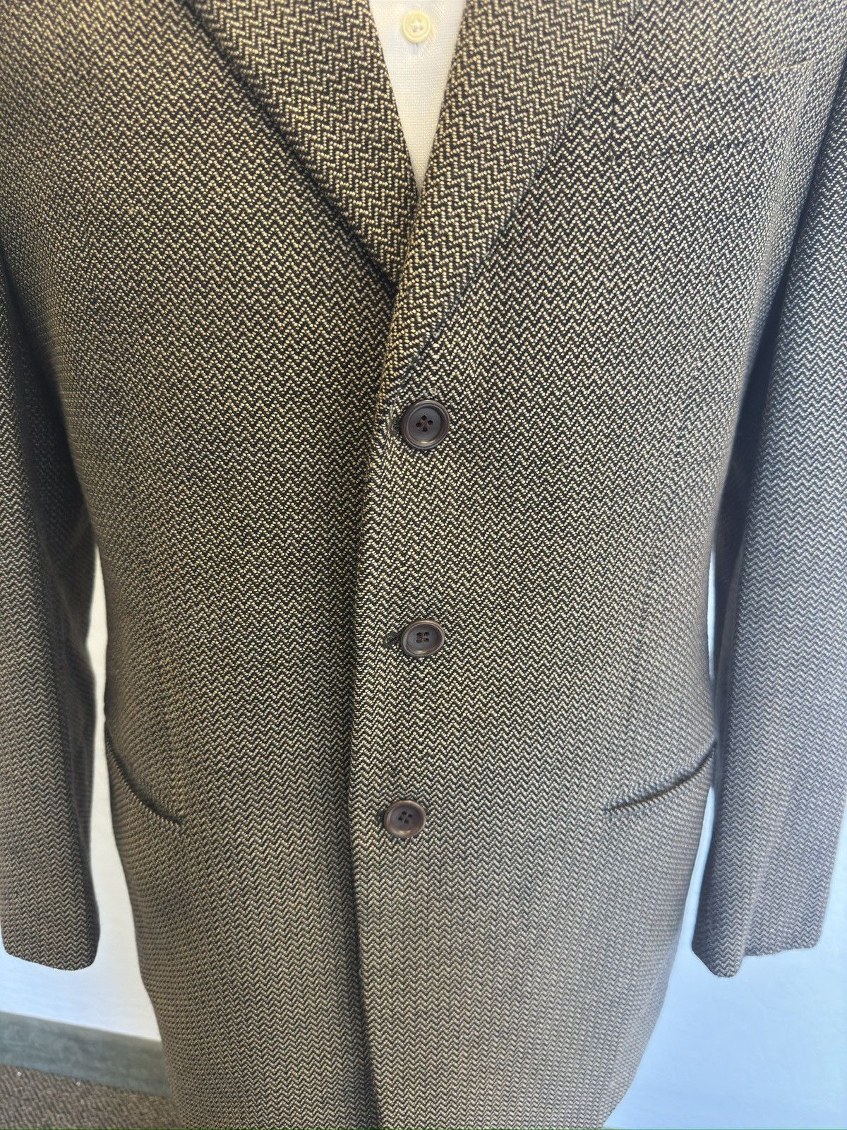 Armani Collezioni ARMANI COLLEZIONI Made in Italy Wool & Cashmere Jacket Size 44R - 4 Thumbnail