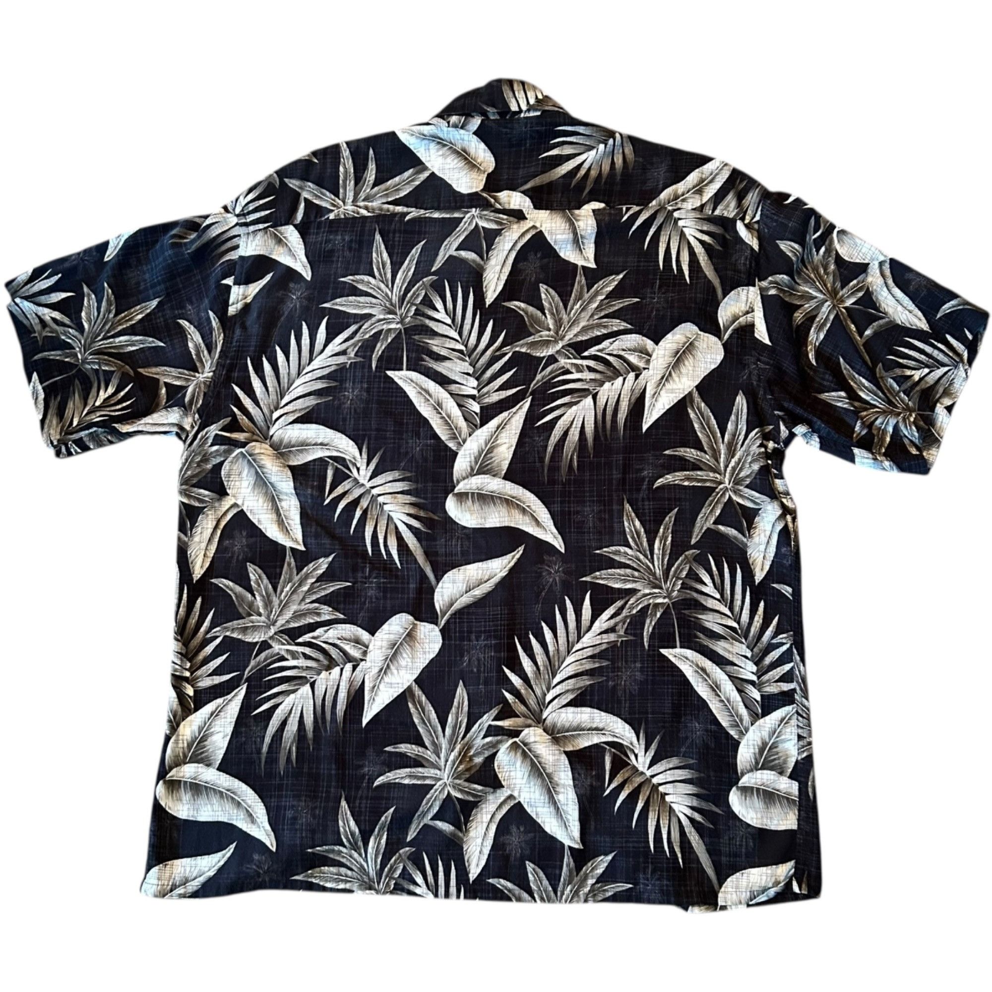 Campia Moda Campia Moda Black & White Tropical Summer Hawaiian Shirt Size US XL / EU 56 / 4 - 6 Thumbnail
