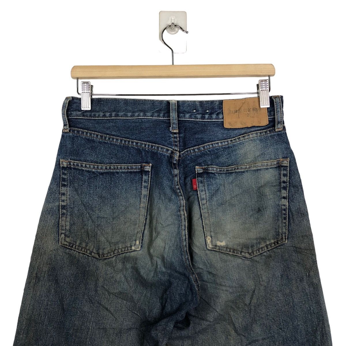Japanese Brand 🔥90’s Rare Distressed Denim Jeans Warehouse Issey Miyake Size US 28 / EU 44 - 9 Thumbnail