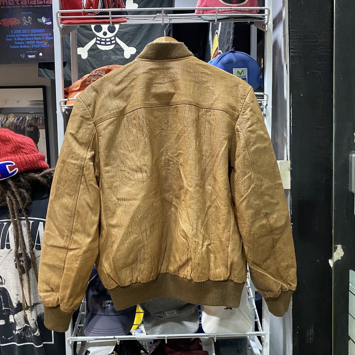 Vintage Vintage crocodile Italy style Leather Jacket Size US L / EU 52-54 / 3 - 1 Thumbnail