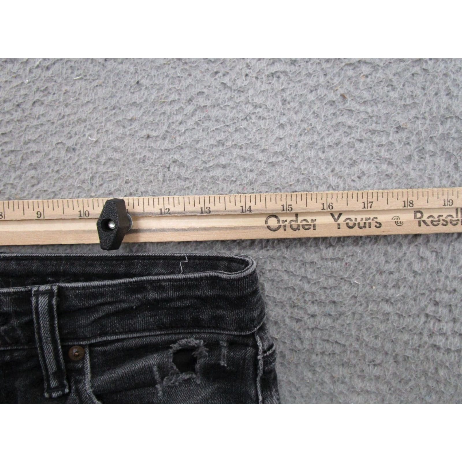 American Eagle Outfitters American Eagle Airflex Athletic Skinny Black Denim Jeans Size 28x32 Men's Regular Stretch Inseam 32in Size US 28 / EU 44 - 7 Thumbnail
