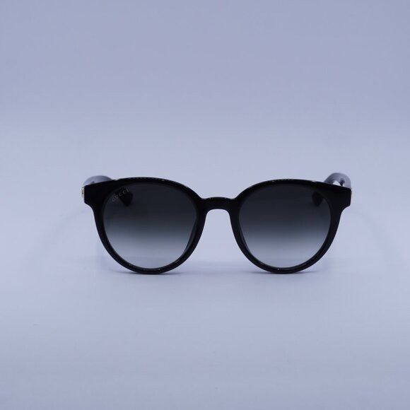 Gucci Gucci GG0638SK 001 Sunglasses Black Round Frame, Grey Lenses Size ONE SIZE - 3 Thumbnail
