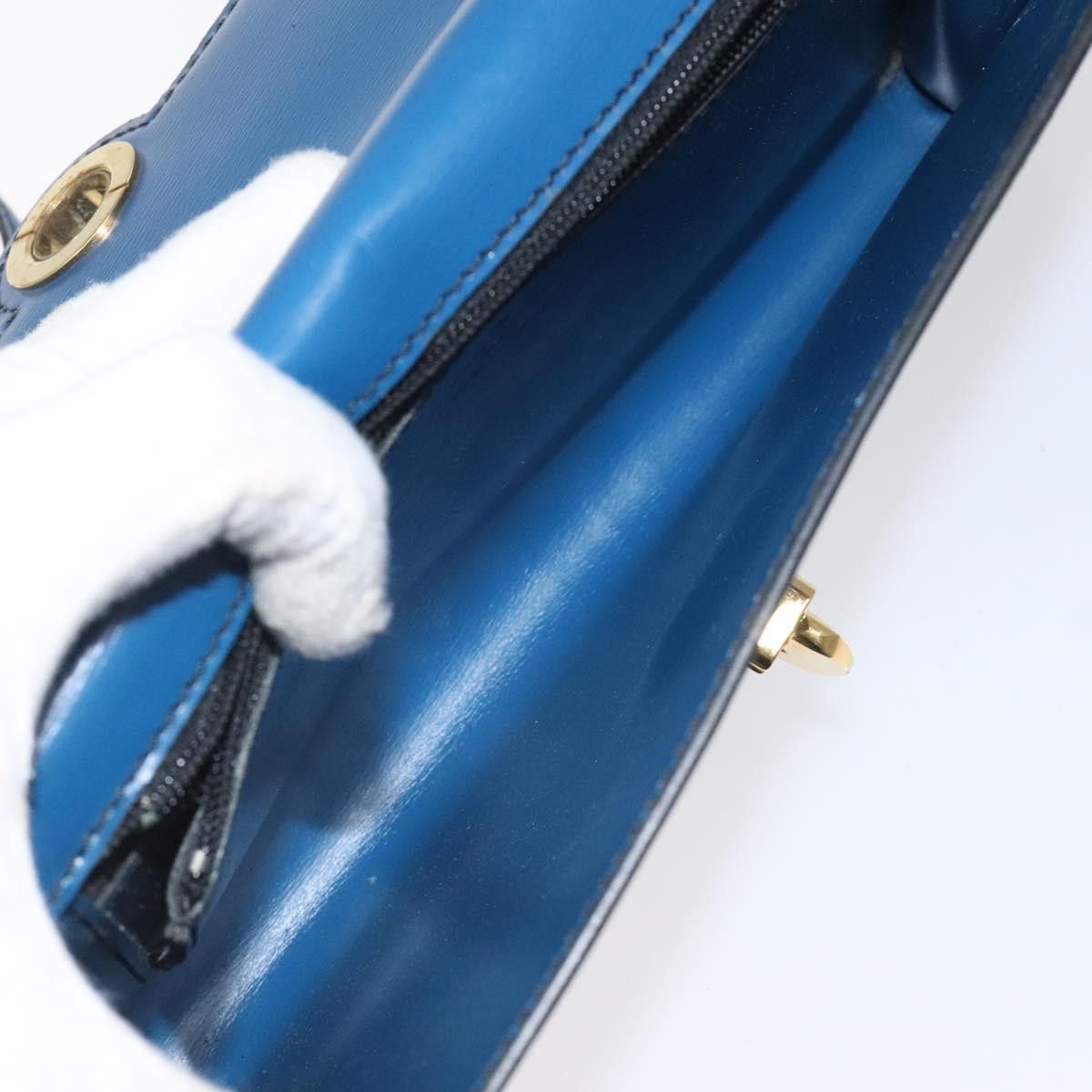 Louis Vuitton LOUIS VUITTON Epi Pochette Arche Shoulder Bag Blue M52575 Size ONE SIZE - 10 Thumbnail