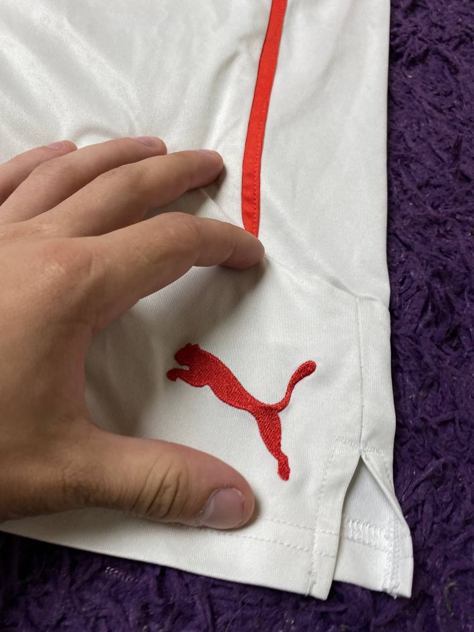 Puma × Vintage soccer shorts Arsenal Puma Size US 32 / EU 48 - 9 Thumbnail