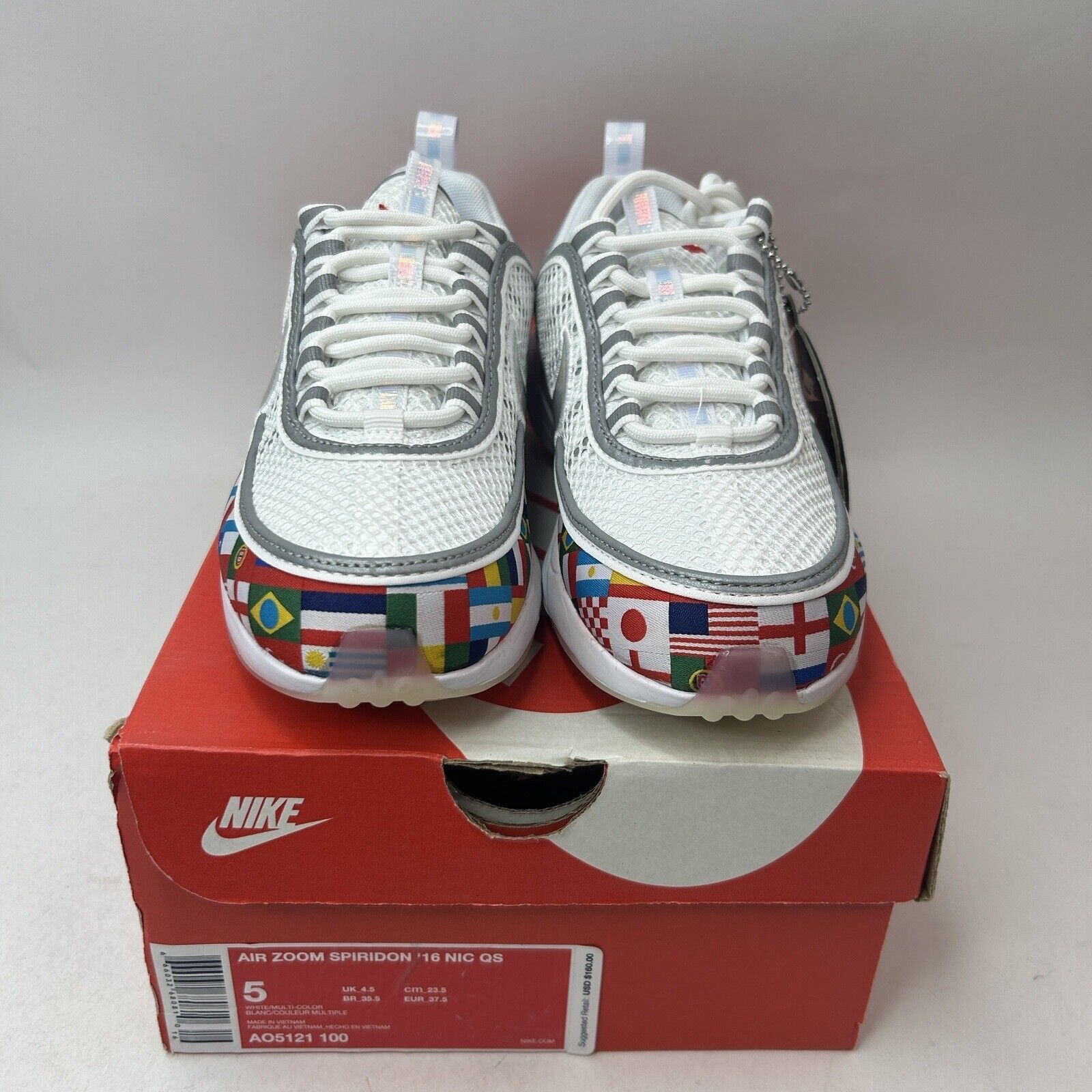 Nike Nike Air Zoom Spiridon ‘16 NIC QS”International Flag” 2023 Size US 6.5 / IT 36.5 - 2 Thumbnail