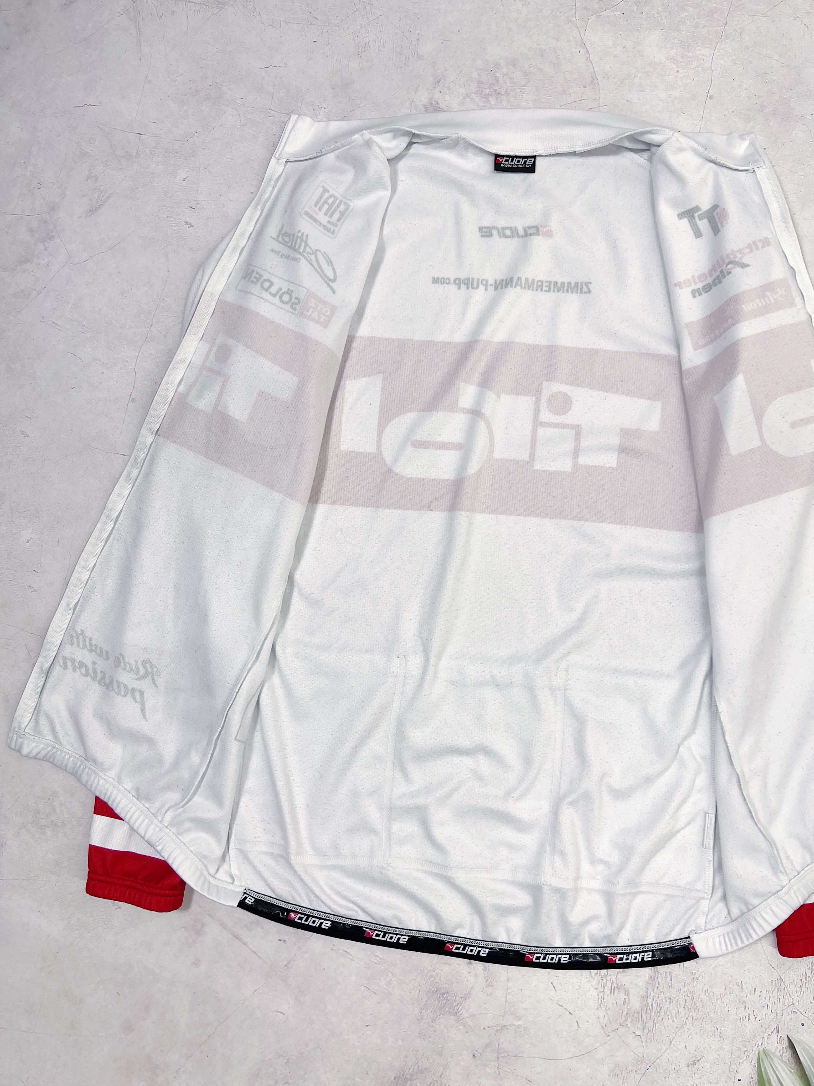 Vintage Cuore Tirol Warm Cycling Jersey FIAT KTM Size US M / EU 48-50 / 2 - 6 Thumbnail