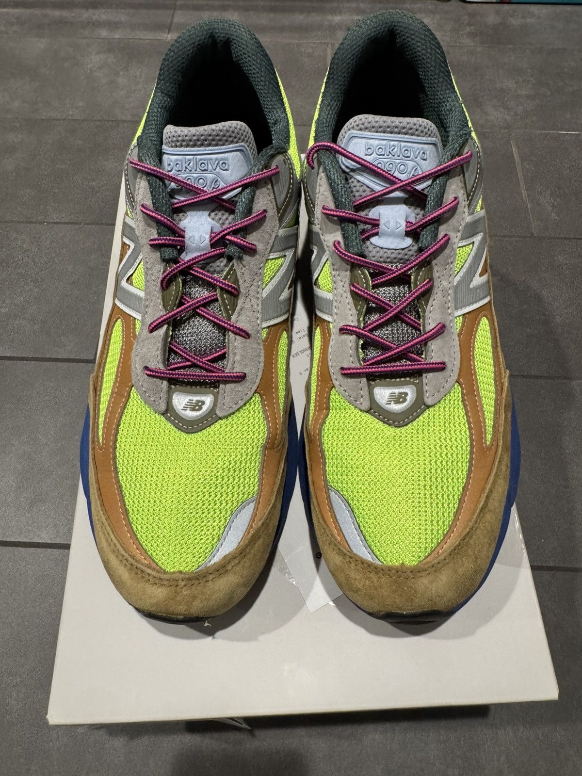 Action Bronson × New Balance SOLD - New Balance 990 V4 multi-color Action Bronson Baklava Size US 11 / EU 44 - 6 Thumbnail