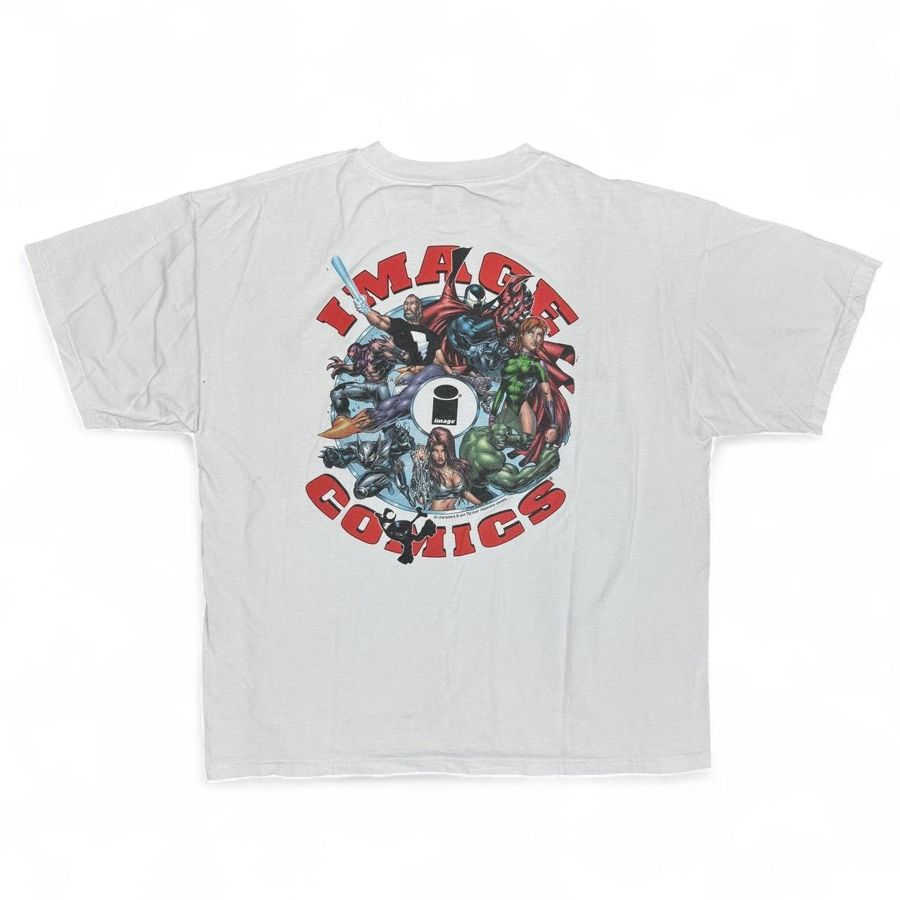 AAA Vintage Image Comics white cotton tee Size XXL Size US XXL / EU 58 / 5 - 1 Thumbnail