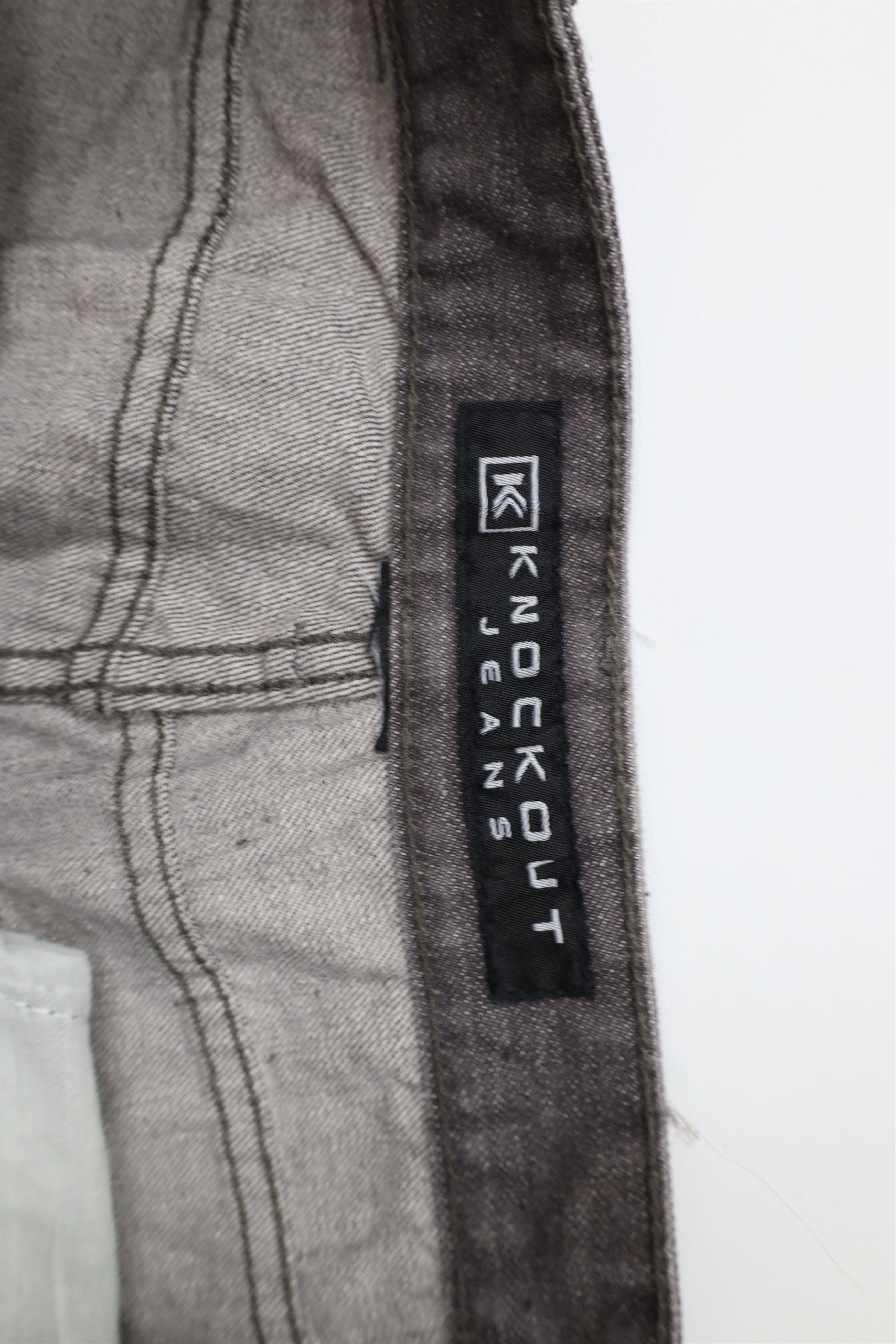 Vintage Vintage 90s Y2K Streetwear Fit Wide Leg Denim Jeans Gray Size US 36 / EU 52 - 8 Thumbnail