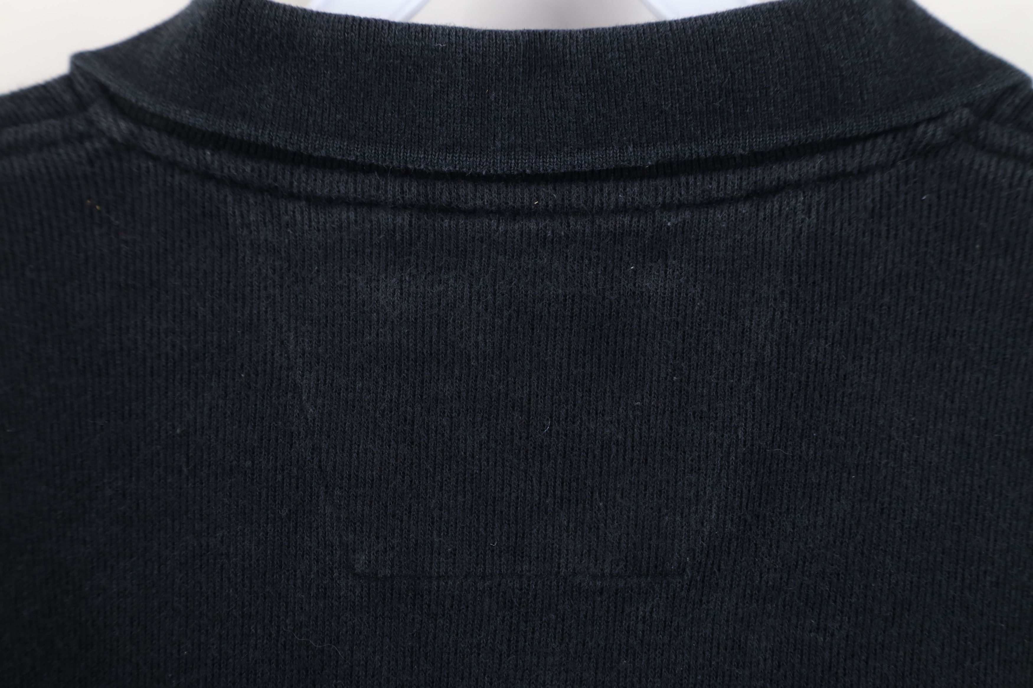 Vintage Vintage 90s Streetwear Ribbed Knit Long Sleeve Rugby Polo Size US L / EU 52-54 / 3 - 11 Thumbnail