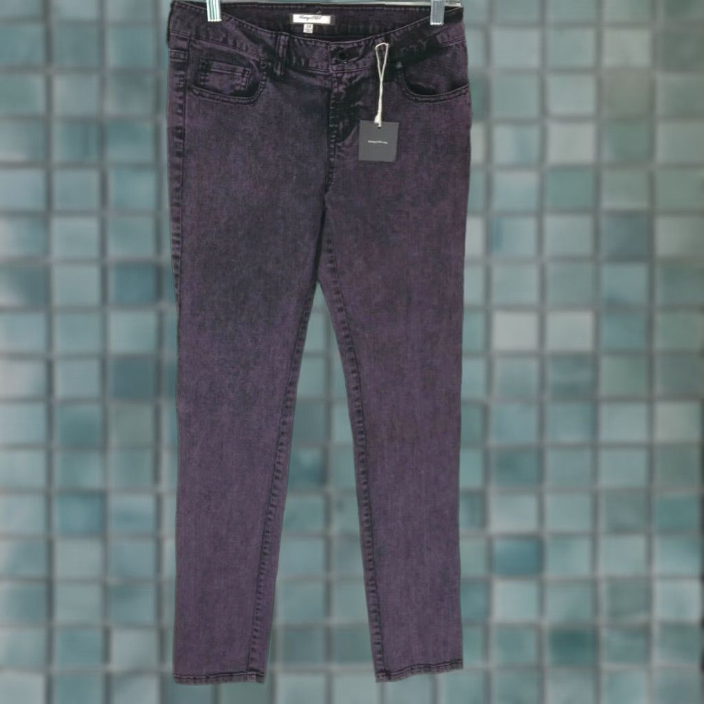 Vintage Heritage 1981 Womens Skinny Jeans Size 28 Purple Denim Casual Regular Size 28" / US 6 / IT 42 - 1 Thumbnail